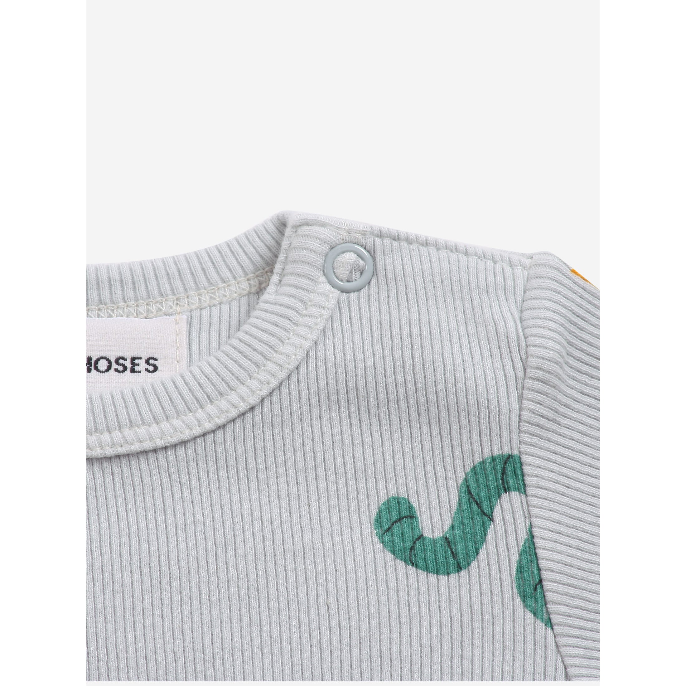 Bobo Choses Scholar Worm All Over Body Print Kids T-Shirt - Soft Cotton Casual Tee for Boys & Girls - Perfect for School, Playdates & Everyday Wear