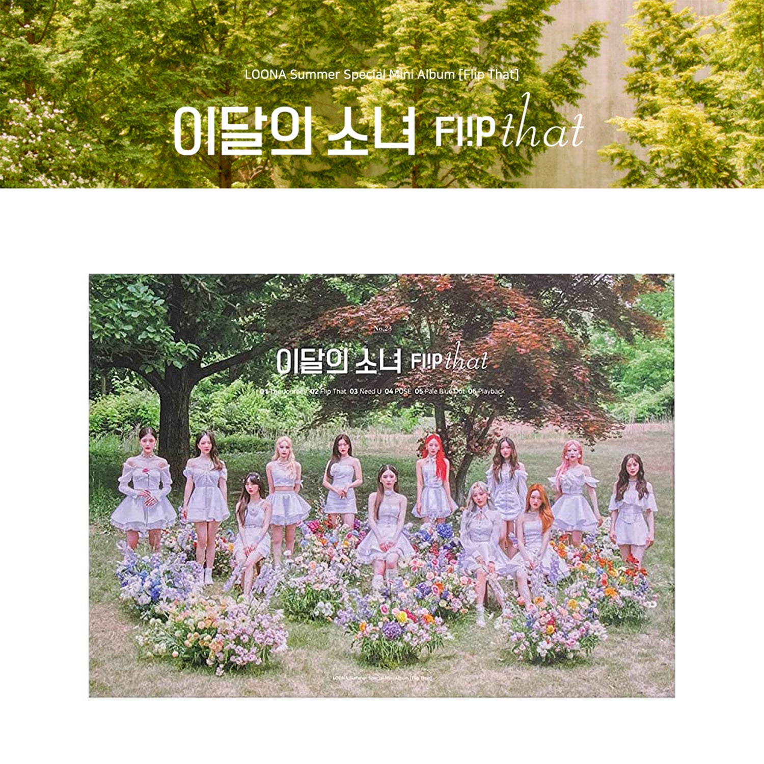 LOONA SUMMER SPECIAL MINI ALBUM 'FLIP THAT' - K-Pop Music CD for Fans, Collectors & Gift Giving - Perfect for Summer Playlists, Parties & K-Pop Collections