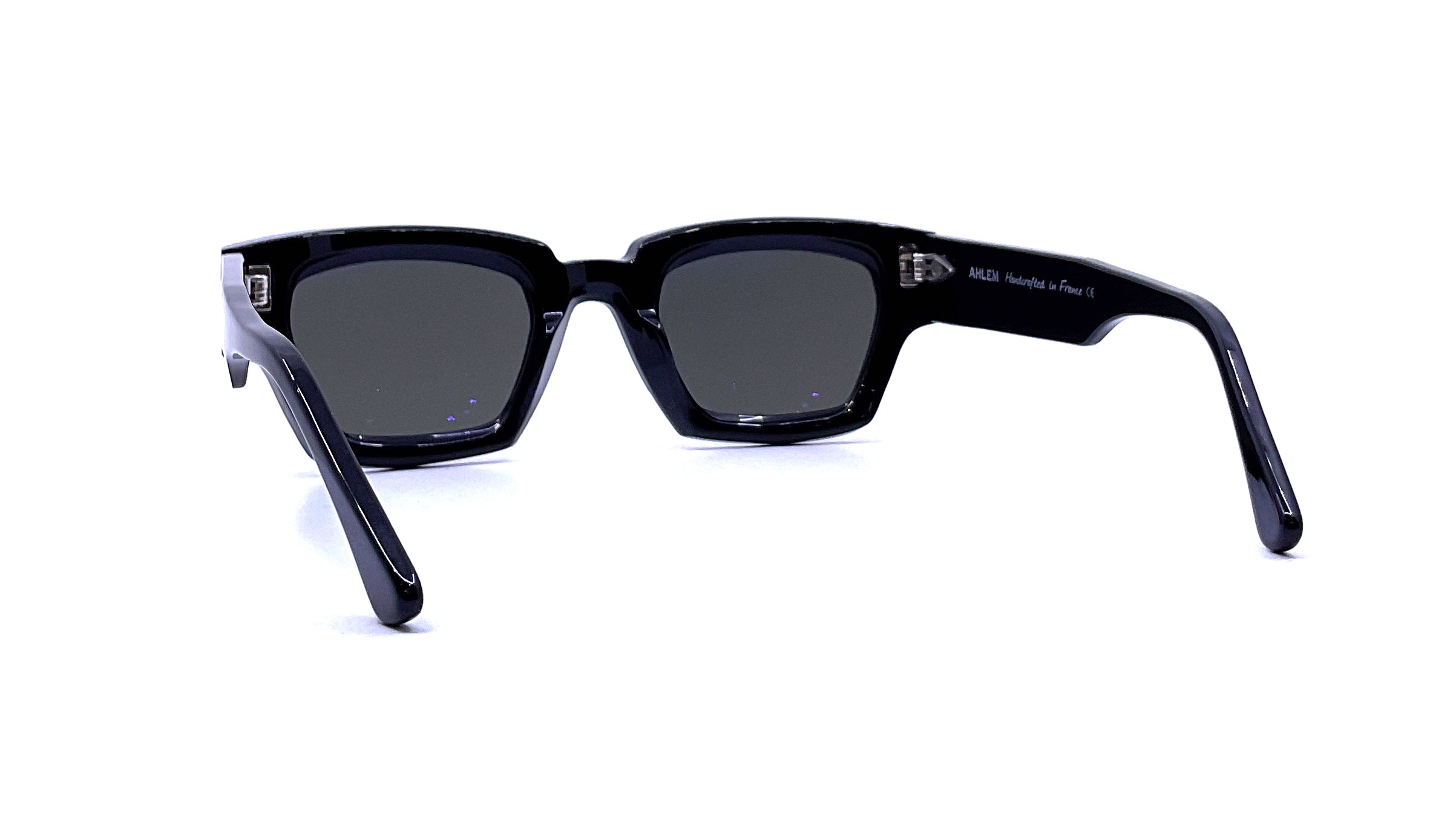 Ahlem Villette Sunglasses - Classic Black Aviator Style for Men & Women | UV Protection, Polarized Lenses | Perfect for Driving, Beach & Outdoor Activities