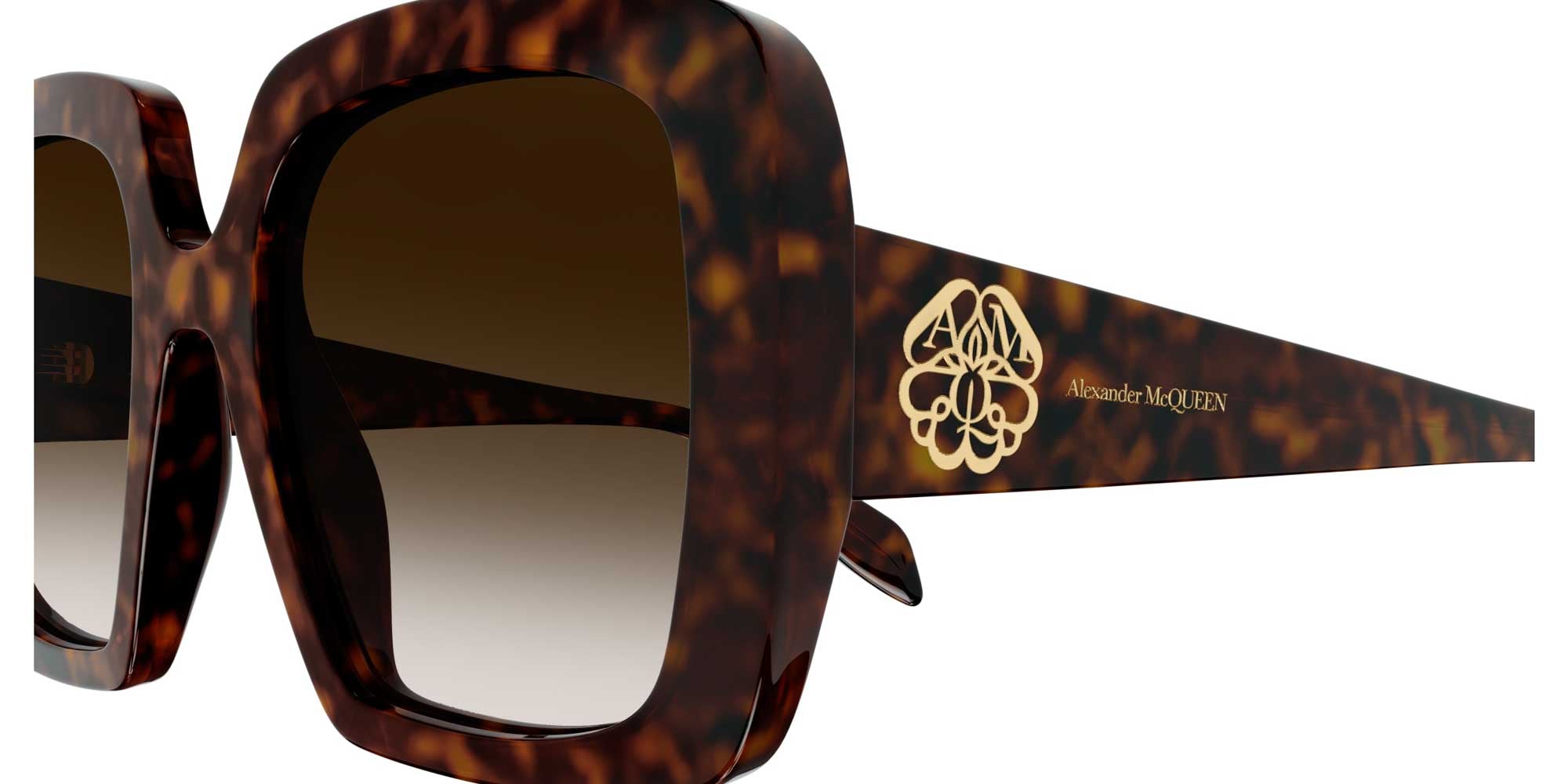 Alexander McQueen AM0378S Sunglasses - Luxury Designer Shades for Women & Men, UV Protection, Stylish Aviator Frames for Outdoor, Travel & Fashion