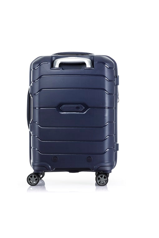 Samsonite OC2lite 55cm 4-Wheel Hard Shell Carry-On Luggage - Navy Blue | Lightweight Spinner Suitcase for Business Travel & Weekend Getaways