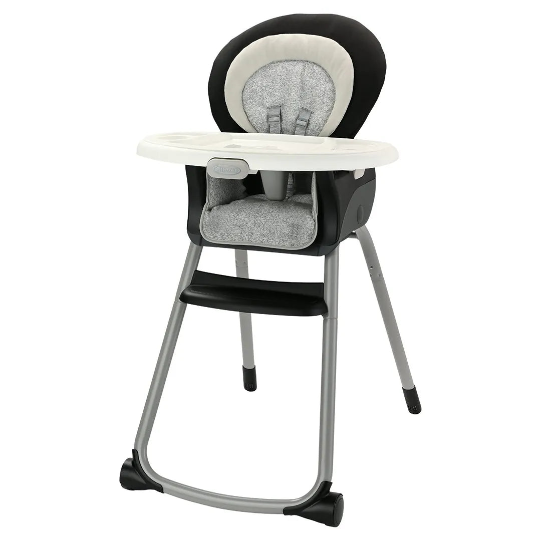 Made2Grow 6-in-1 Convertible High Chair for Babies & Toddlers - Ashland Wooden Design | Adjustable Height, Reclining Seat, Removable Tray | Perfect for Dining, Feeding & Playtime