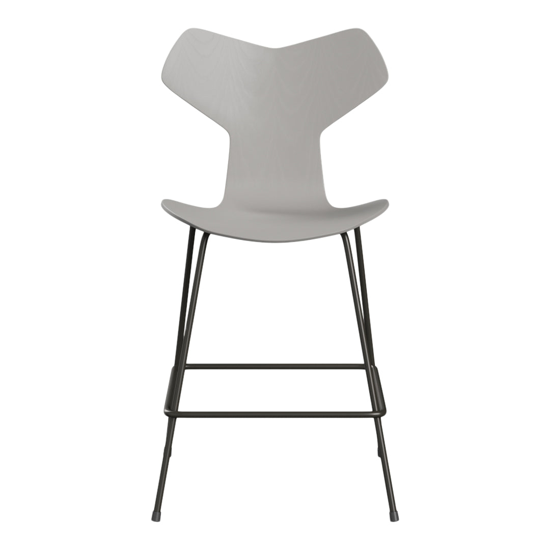 Grand Prix Counter Chair 3138 - Modern Bar Stool with Swivel Seat for Kitchen Island, Breakfast Bar & Home Decor - Adjustable Height & Comfortable Back Support