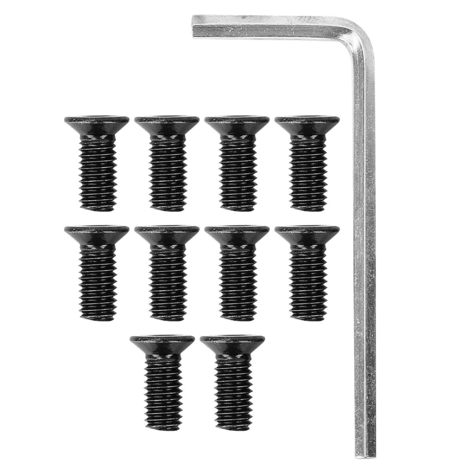 10pcs Electric Scooter Front Fixed Screw Set with Hexagon Wrench - Replacement Screwdriver Kit for Xiaomi Mijia M365 | Perfect for Scooter Maintenance & DIY Repairs