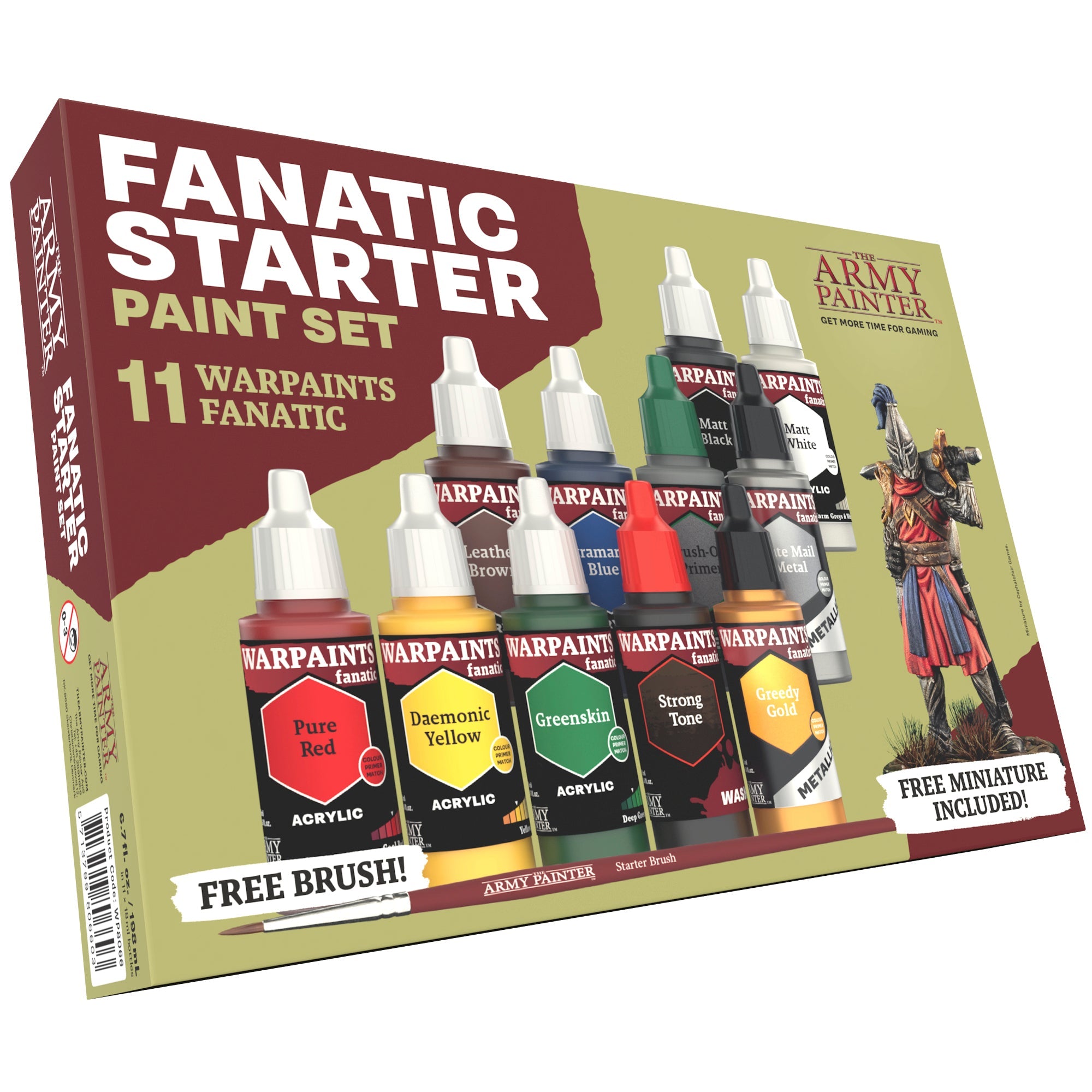 Warpaints Fanatic: Premium Starter Set for Face & Body Painting - Perfect for Halloween, Cosplay, and Costume Parties