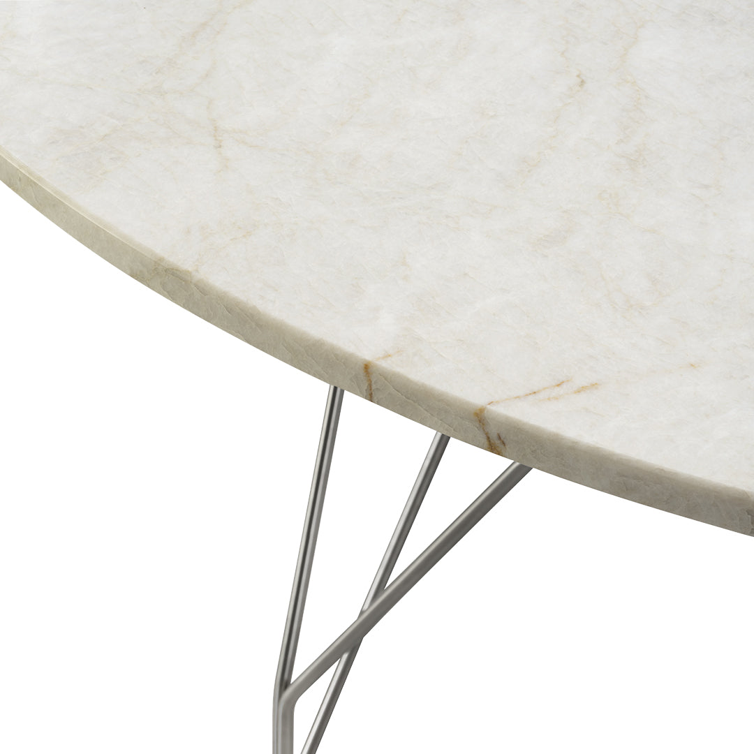 JG Round Dining Table - Modern & Stylish for Kitchen, Dining Room, or Outdoor Patio
