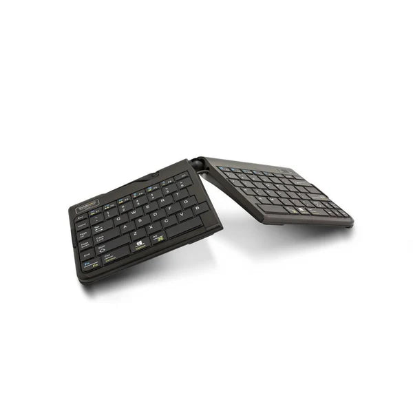 Goldtouch Go!2 Bluetooth Wireless Mobile Keyboard - Ergonomic Design for Comfortable Typing on Smartphones, Tablets & Laptops - Perfect for Office Work, Travel & Remote Working