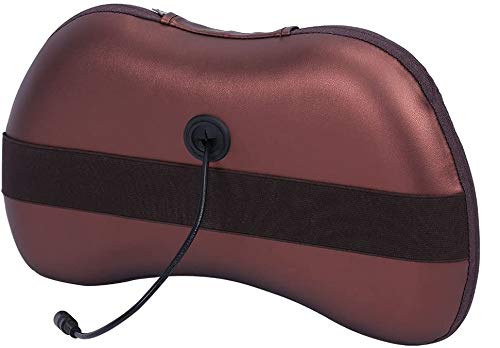 Shiatsu Neck and Back Massager with Heat - Deep Tissue Kneading Massage for Pain Relief - Perfect for Home, Office, and Car Use