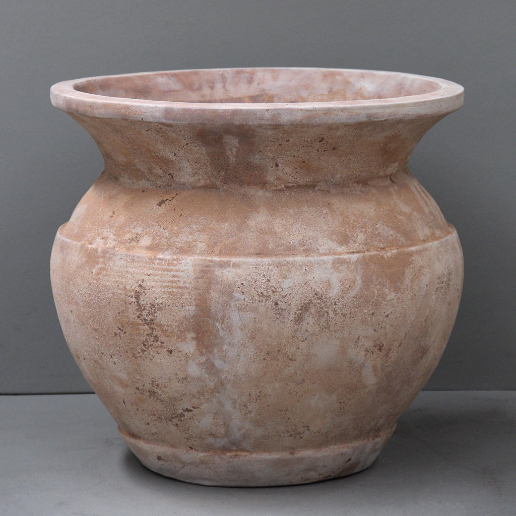 Antiqued Terracotta Marino Pot - Handcrafted Italian Planter for Indoor Plants, Succulents & Home Decor | Perfect for Living Room, Patio & Garden Decorations