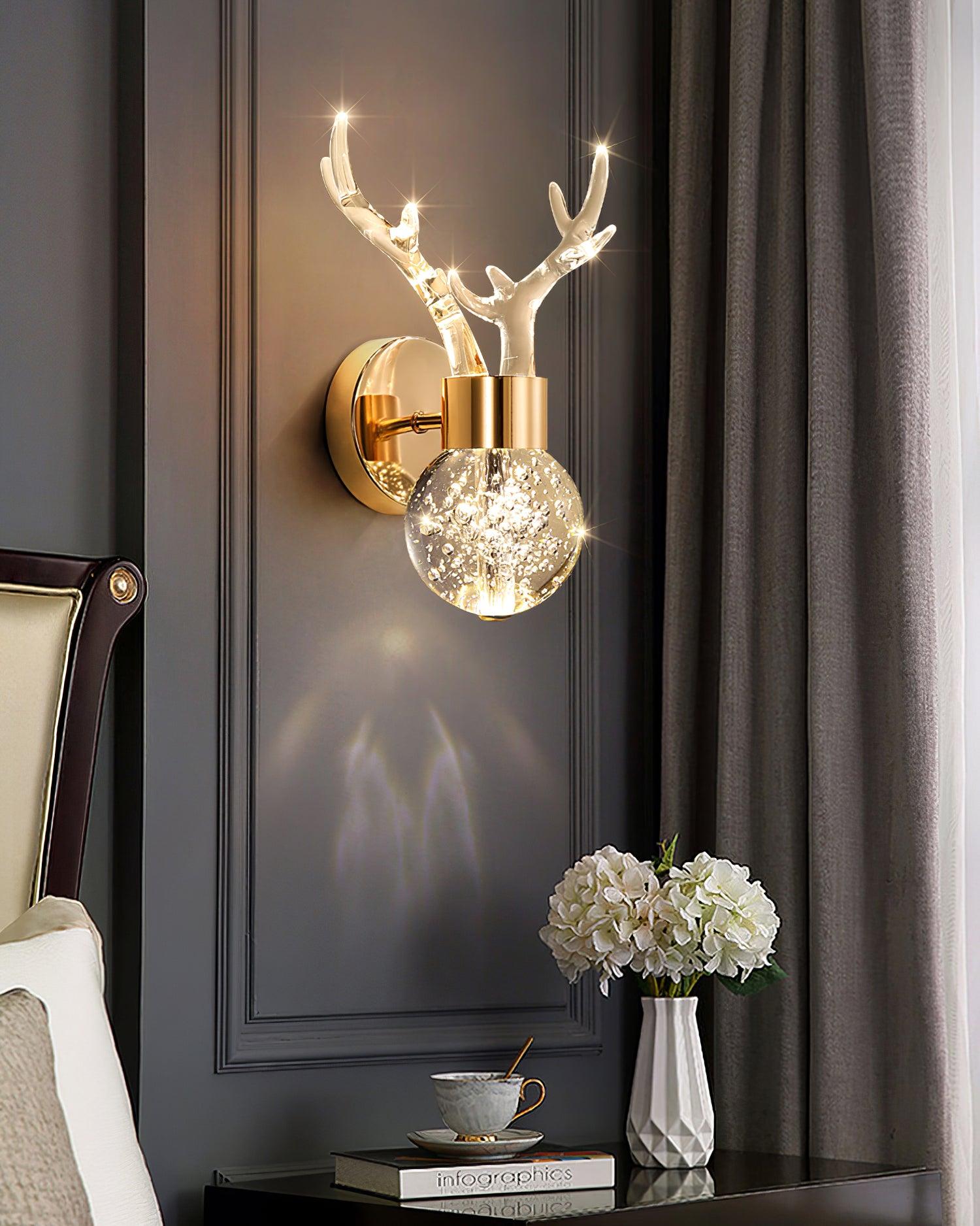 Little Deer Wall Lamp - Cute Nursery Night Light for Kids Room, Bedroom Decor - Perfect for Baby Showers, Children's Bedrooms & Cozy Reading Nooks