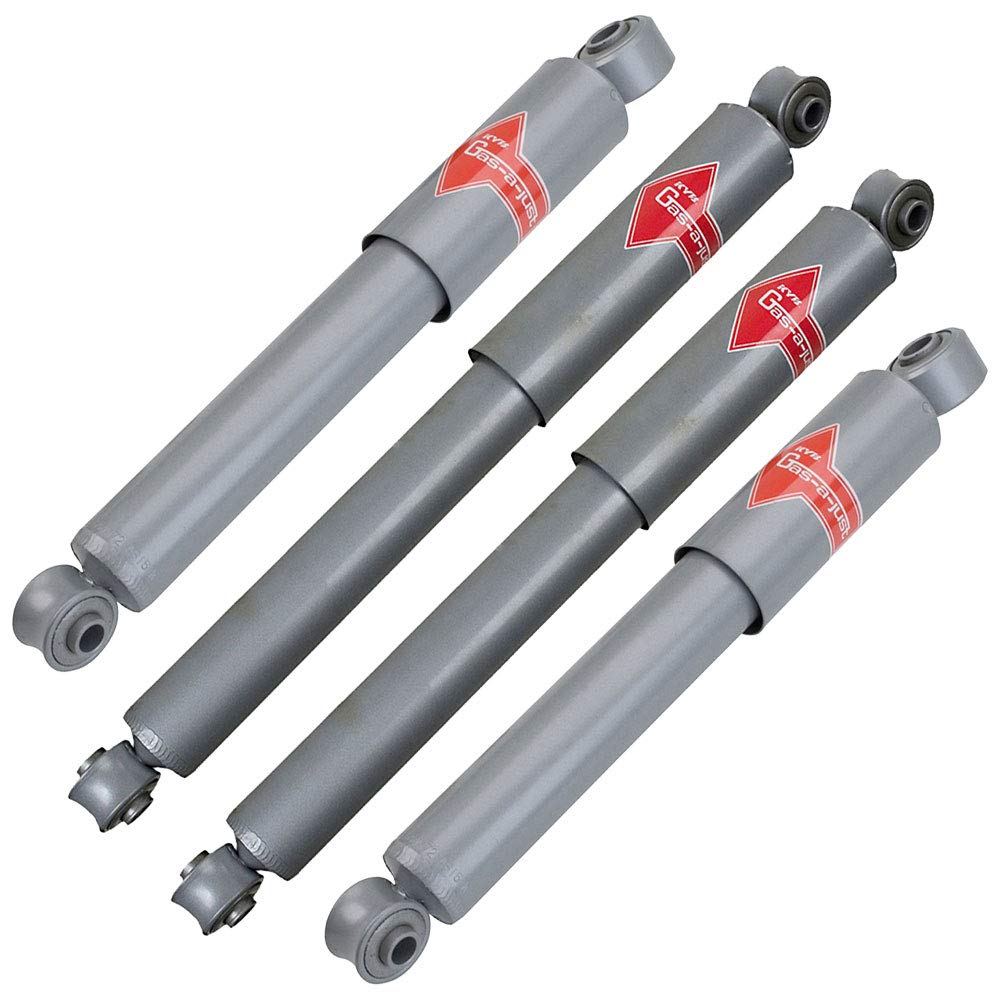 BuyAutoParts 77-62066AX New Set of 4 Gas-A-Just Shocks Struts for Chevy C10 C20 Suburban P10 Van - Heavy Duty Suspension Upgrade for Smooth Ride & Towing