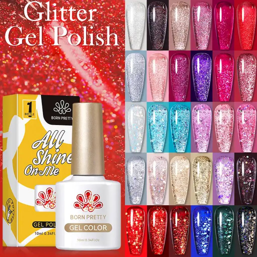 Glitter Collection 30 Bottles(CG101-CG130)