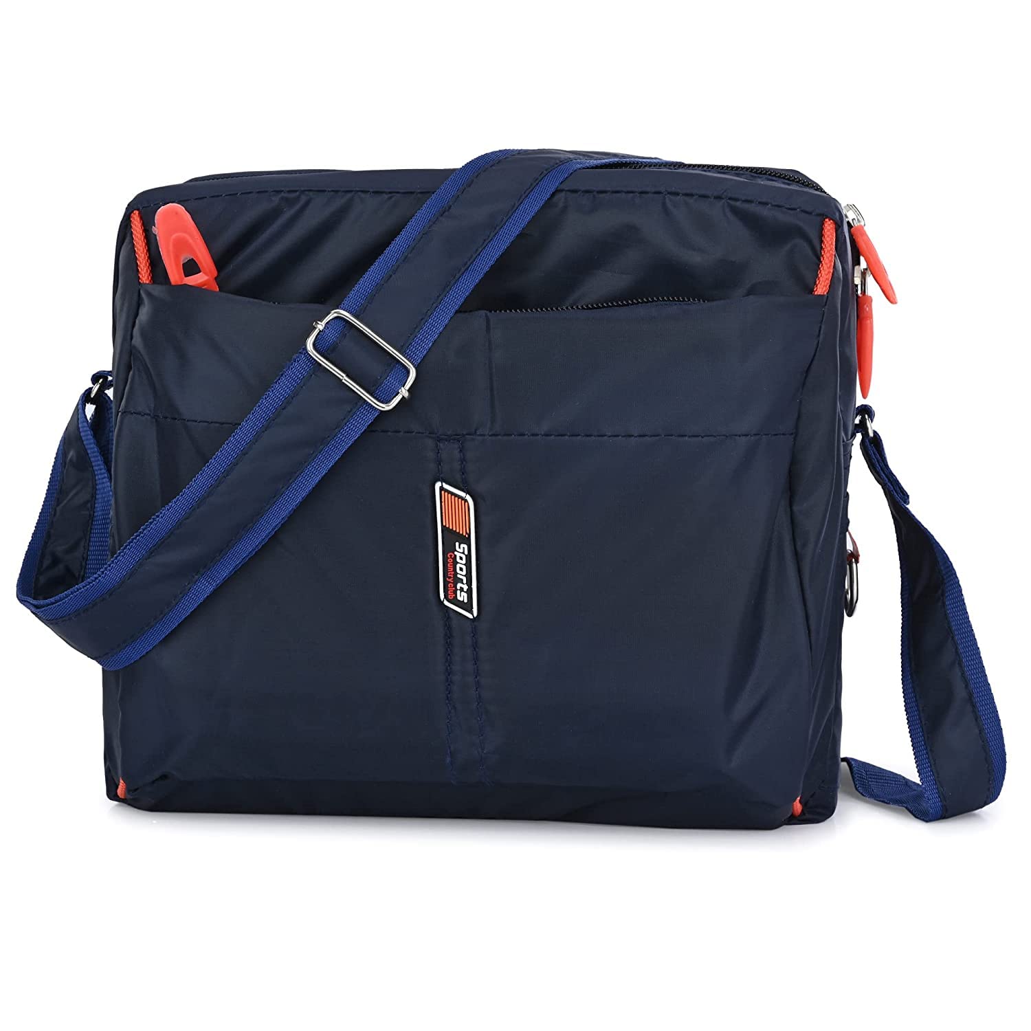 Auvella Nylon Crossbody Sling Bag - Unisex Messenger Bag for Travel, Work & Daily Use - Durable Shoulder Bag for Men & Women - Perfect for Commuting, Office & Outdoor Activities