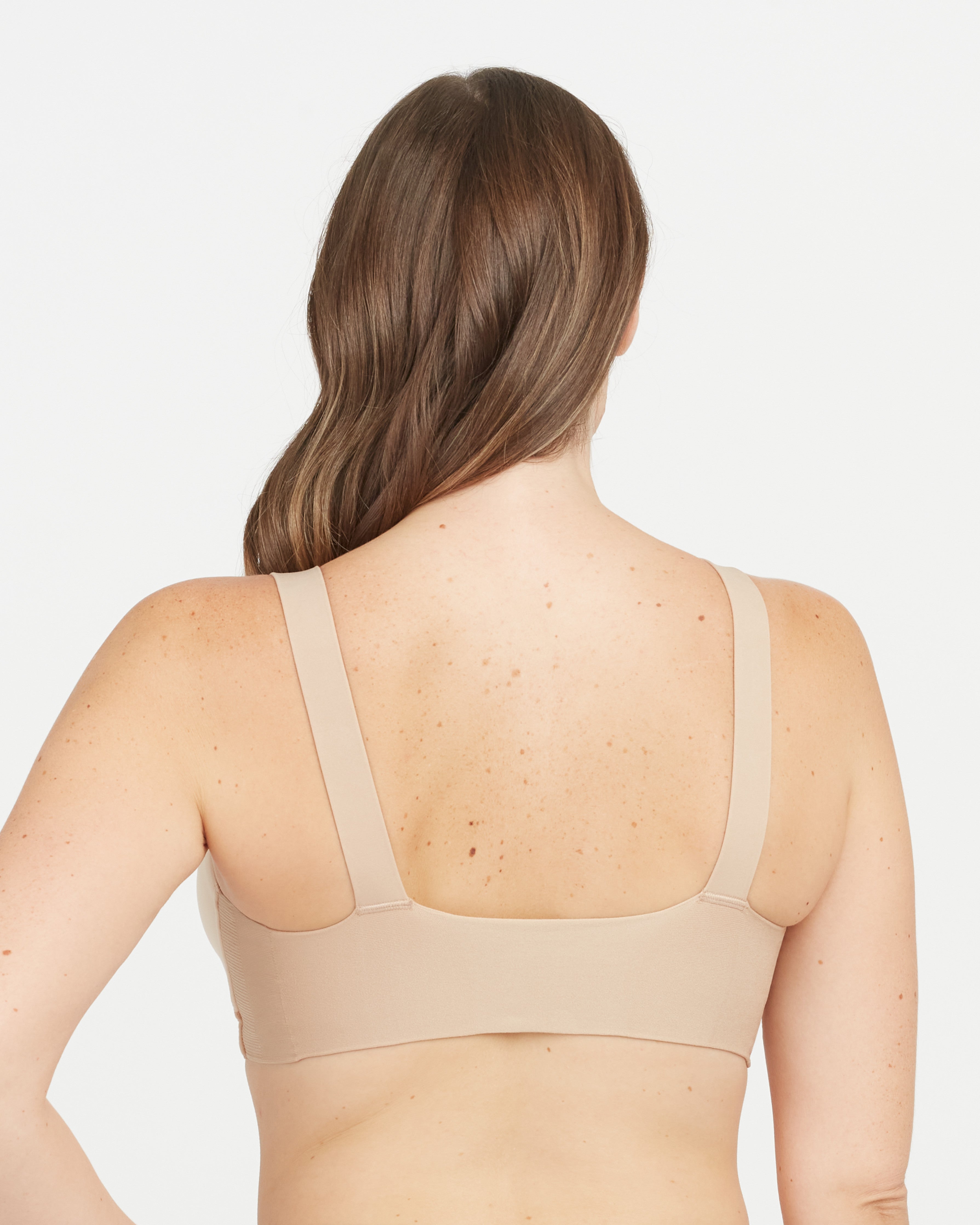 SPANX Smooth Comfort Unlined Bralette - Wireless Seamless Bra for Everyday Wear & Lounge - Perfect for Yoga, Work from Home & Relaxation