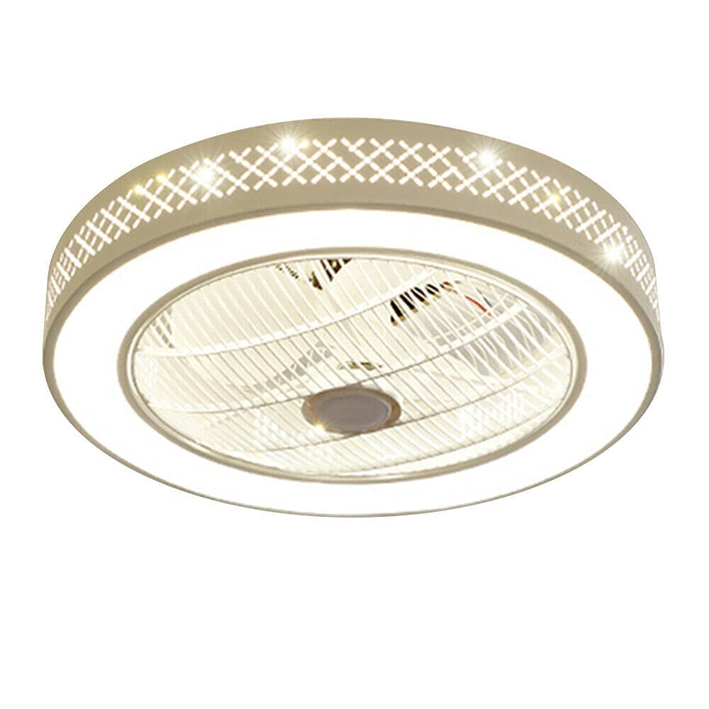Low Profile Ceiling Fan with LED Lights - 21.5