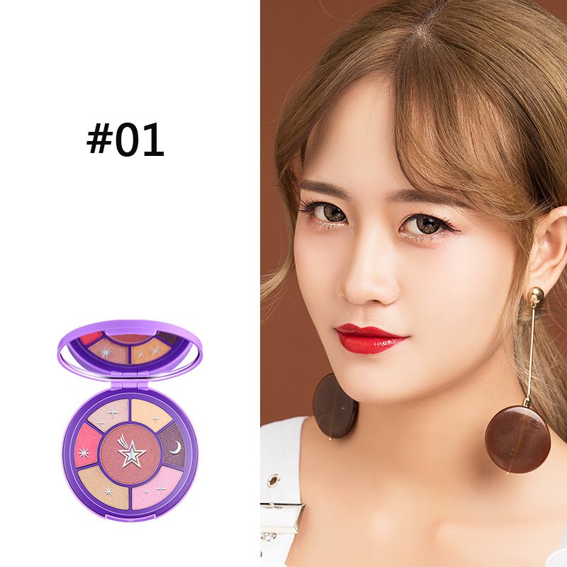 QUTY 12-Color Matte & Shimmer Rock Eyeshadow Palette - Highly Pigmented, Long-Lasting Makeup for Professional & Everyday Use - Perfect for Party, Wedding, and Special Occasion Looks