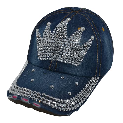Pearl Crown (Denim)