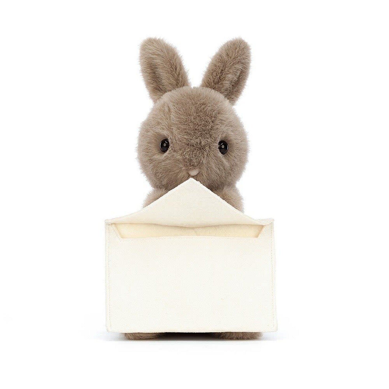 Jellycat Messenger Bunny Soft Plush Toy - Adorable Stuffed Animal Gift for Kids & Adults - Perfect for Easter, Birthdays, and Cuddling