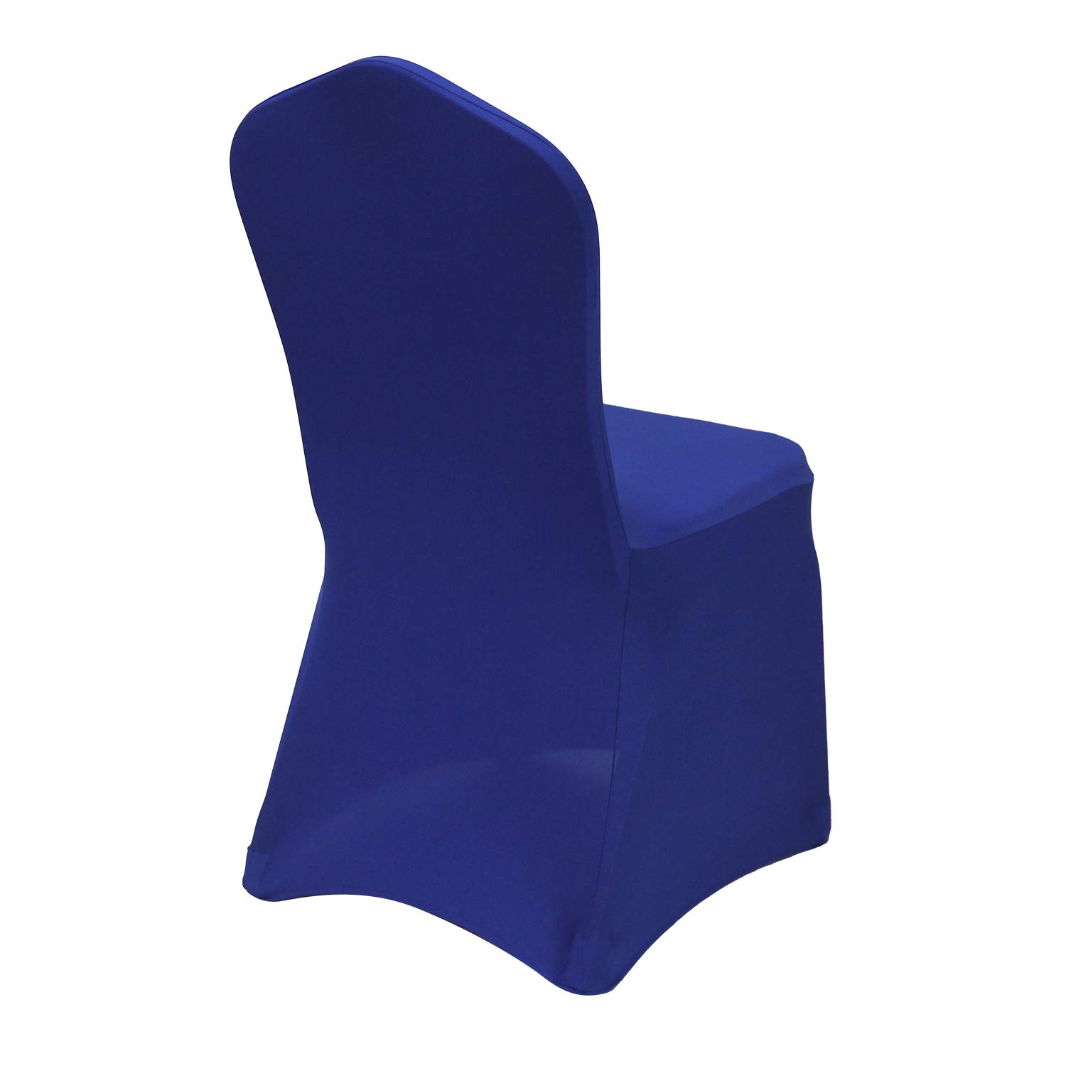 WELMATCH Royal Blue Spandex Chair Covers - 50 Pack Stretch Elastic Universal Dining Chairs Slipcovers for Weddings, Banquets, Parties & Events - Premium Decorative Chair Covers (Royal Blue, 50 Count) - Perfect for Home, Restaurant, and Event Decorations