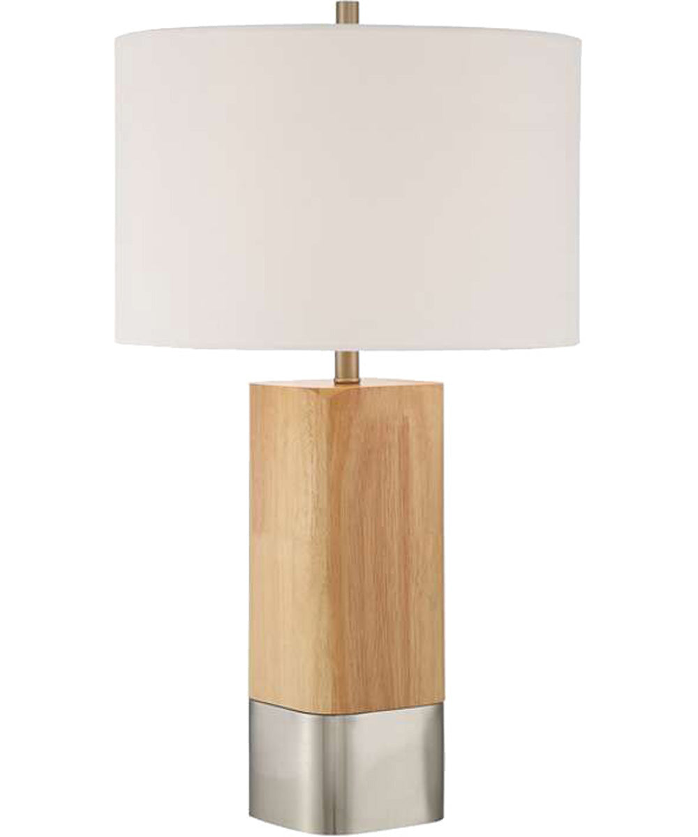 1 Light Brushed Nickel Ceiling Light Fixture - Modern Polished Nickel Finish for Living Room, Bedroom, or Hallway Lighting