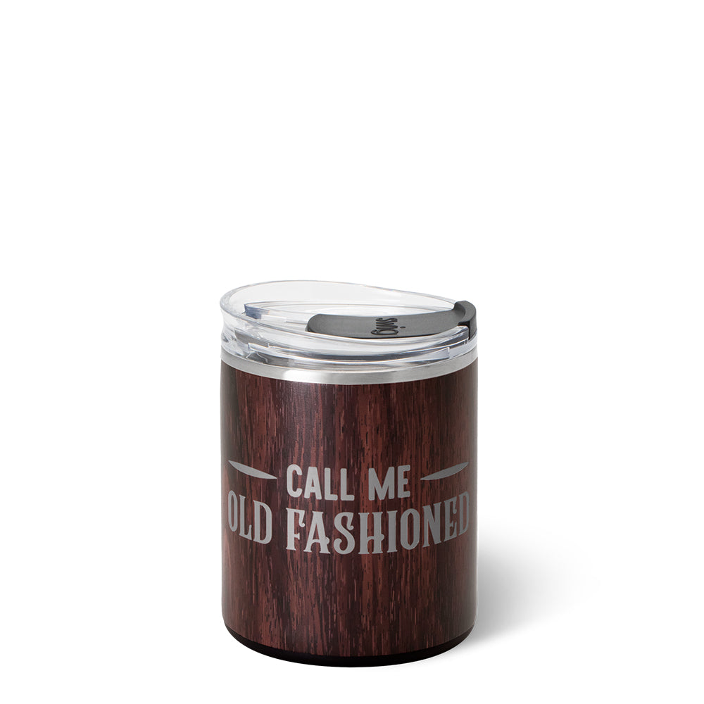 Call Me Old Fashioned Lowball Tumbler 12oz - Classic Whiskey Glass for Bourbon, Scotch & Cocktails - Perfect for Home Bars & Gifts
