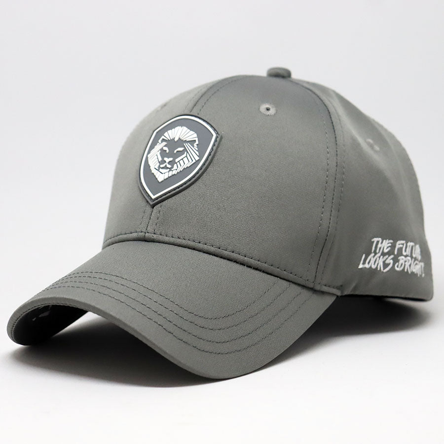 VT Shield Logo Future Looks Bright Grey Snapback Hat - Stylish Unisex Baseball Cap for Men & Women - Perfect for Outdoor Sports, Casual Wear, and Fan Gear