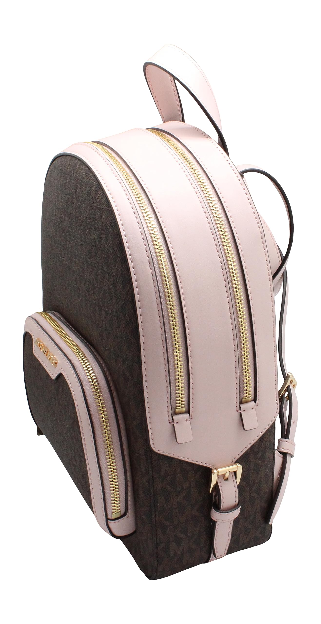 Michael Kors Jaycee Medium Logo Backpack for Women - Powder Blush (35S2G8TB2B-424) | Stylish Designer Handbag for Work, Travel & Everyday Use