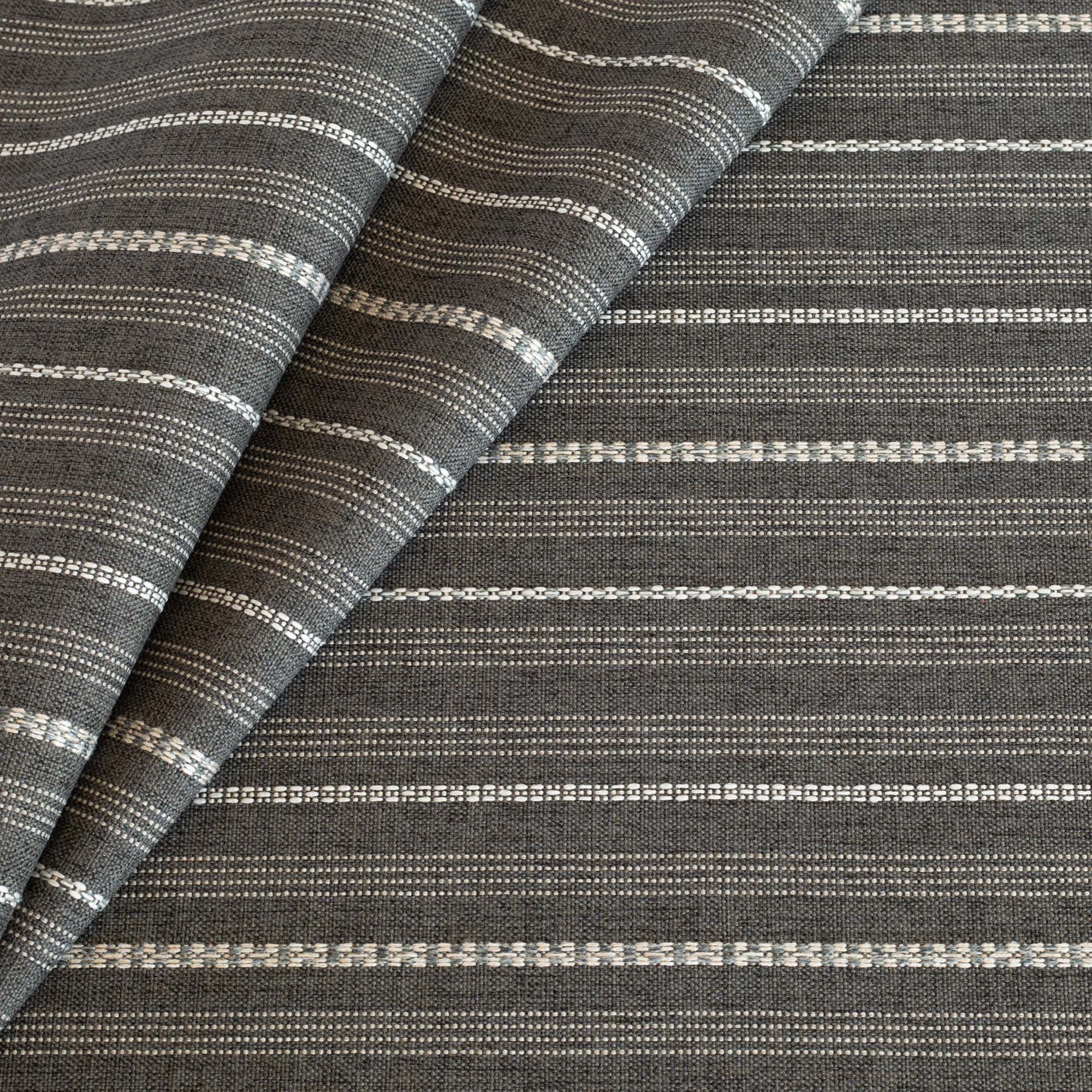Anya Stripe Carbon 36 Remnant Fabric - Premium Upholstery Material for DIY Projects, Home Decor & Crafting