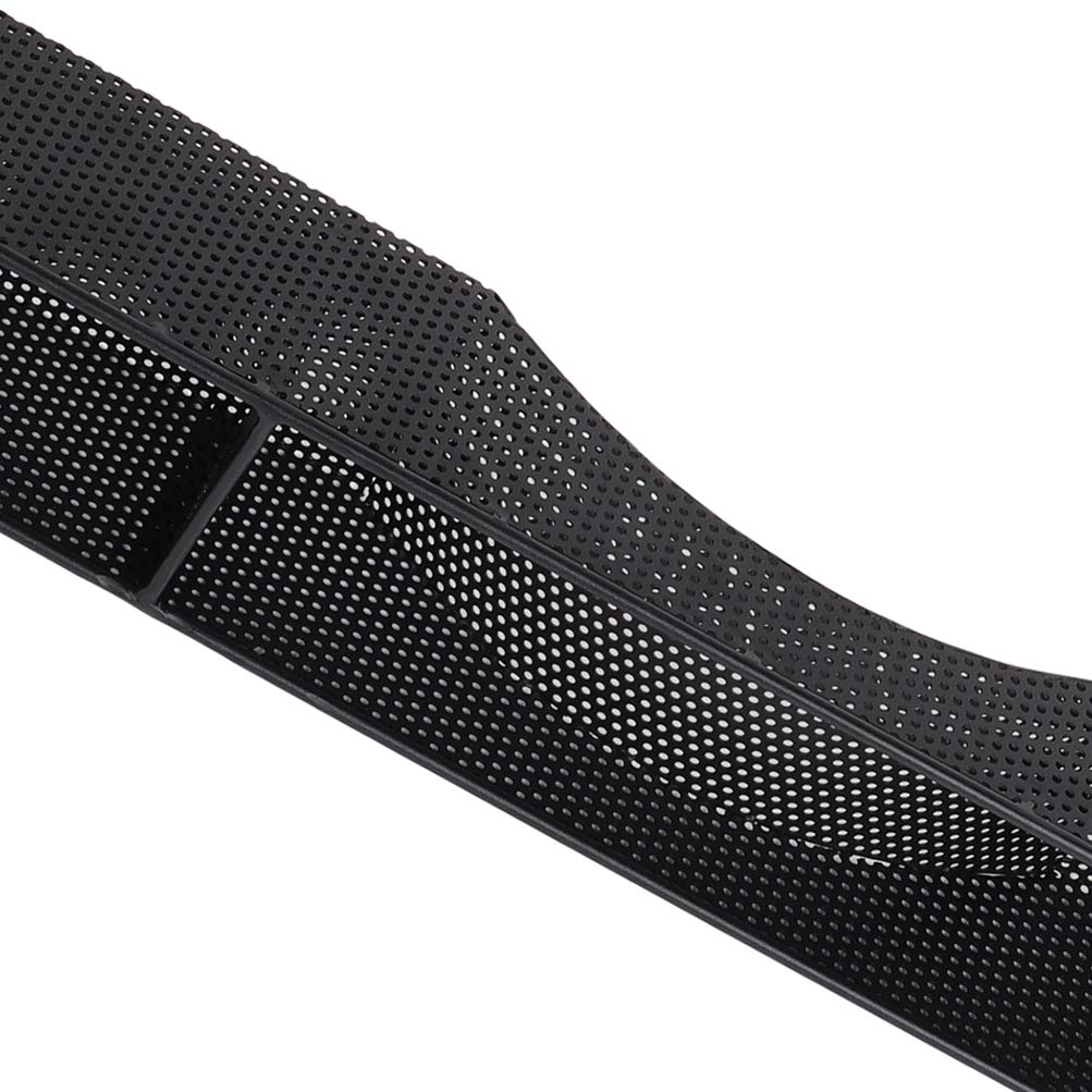 ECCPP Heavy Duty Steel Mesh Golf Cart Front Dash Storage Basket - Organizer Tray for EZGO RXV 2008+ Gas & Electric Models | Additional Utility Storage Solution | Perfect for Golf Course Accessories, Snacks & Personal Items - Black