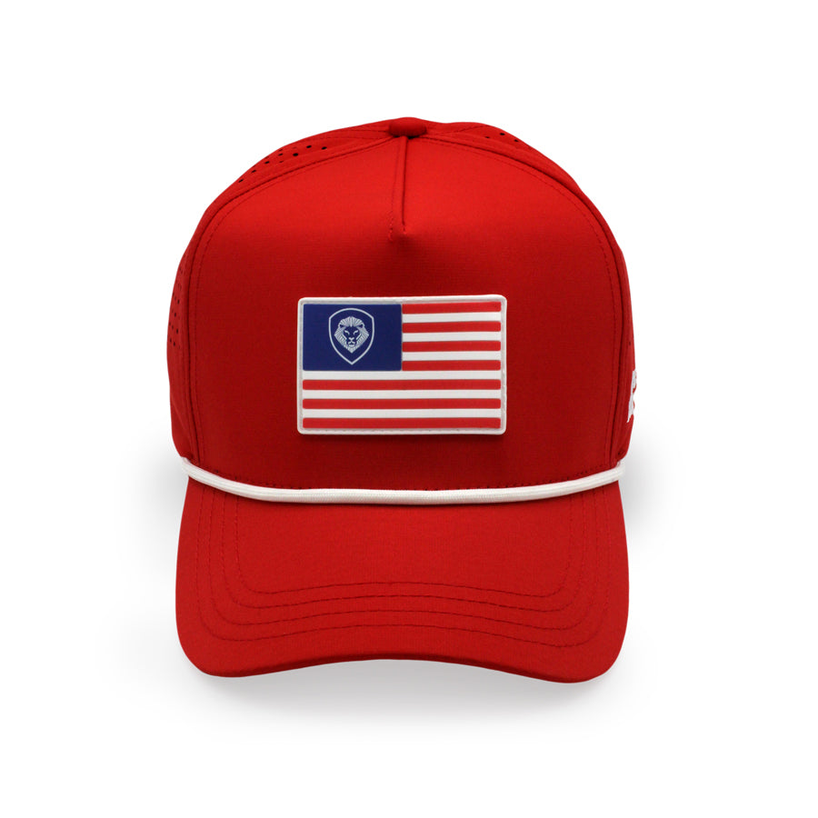 VT Flag Patch Red 'Future Looks Bright' Performance Snapback Hat - Stylish & Comfortable for Outdoor Activities, Sports, and Casual Wear