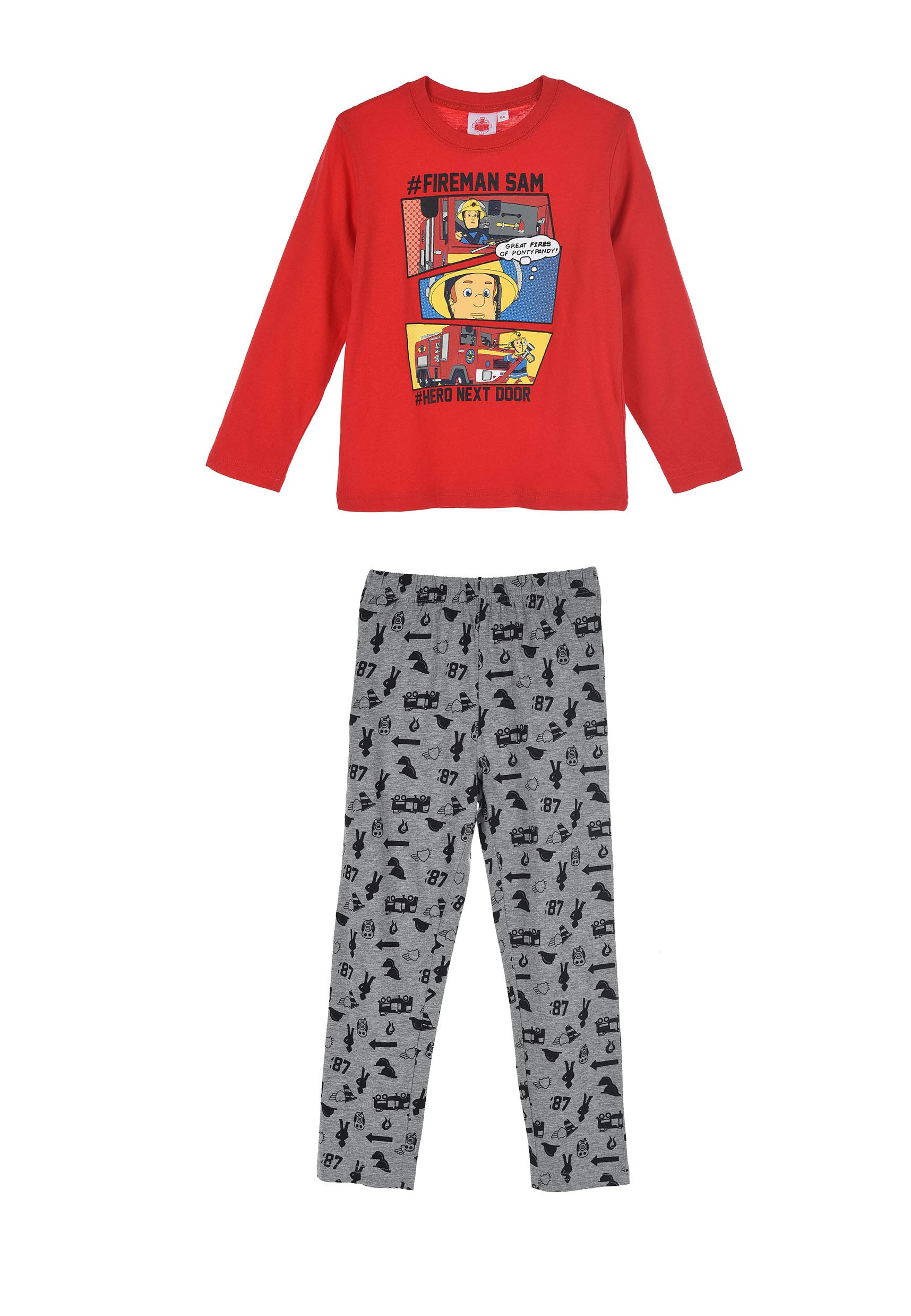 Officially Licensed Boys' Pajama Sets - Soft & Comfortable Red Sleepwear for Kids | Perfect for Bedtime, Lounging & Sleepovers
