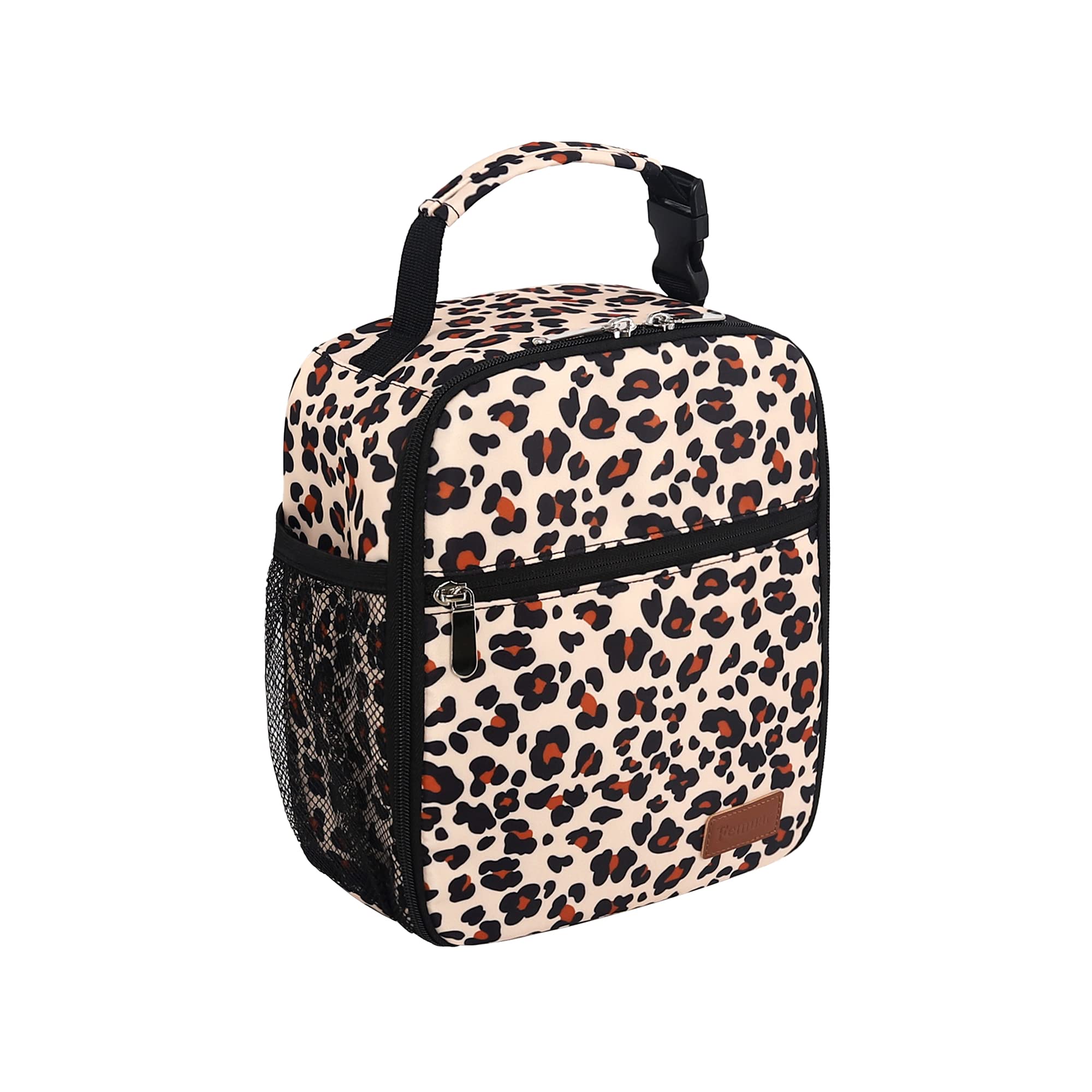 Insulated Lunch Box for Men & Women - Reusable Leopard Print Lunch Bag for Office, Work, Picnic & Travel | Portable Meal Container for Adults & Kids | Perfect for School, Gym & Outdoor Activities