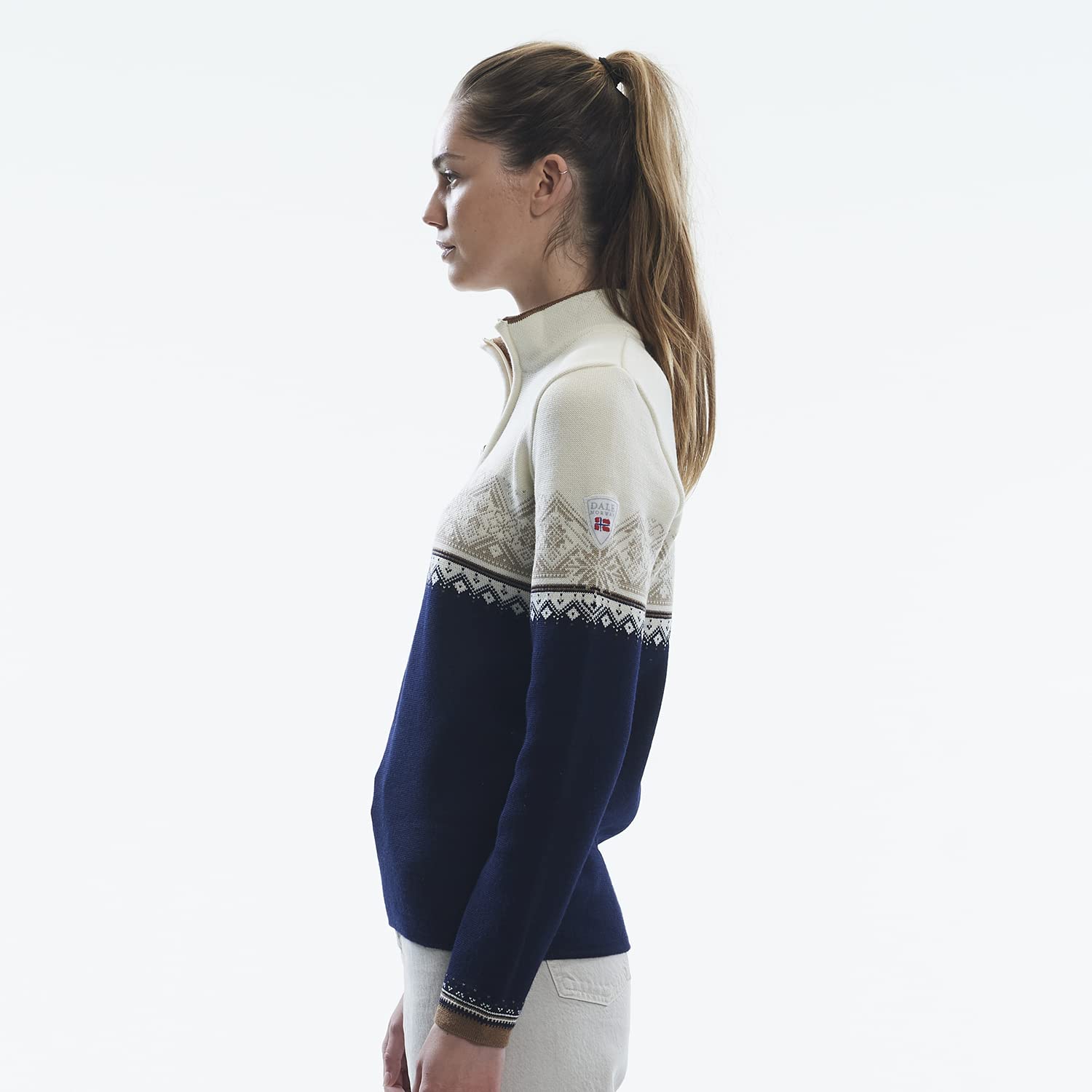 Dale of Norway Moritz Women's 100% Merino Wool Pullover Sweater - Warm Winter Knitwear for Hiking, Skiing & Casual Outfits
