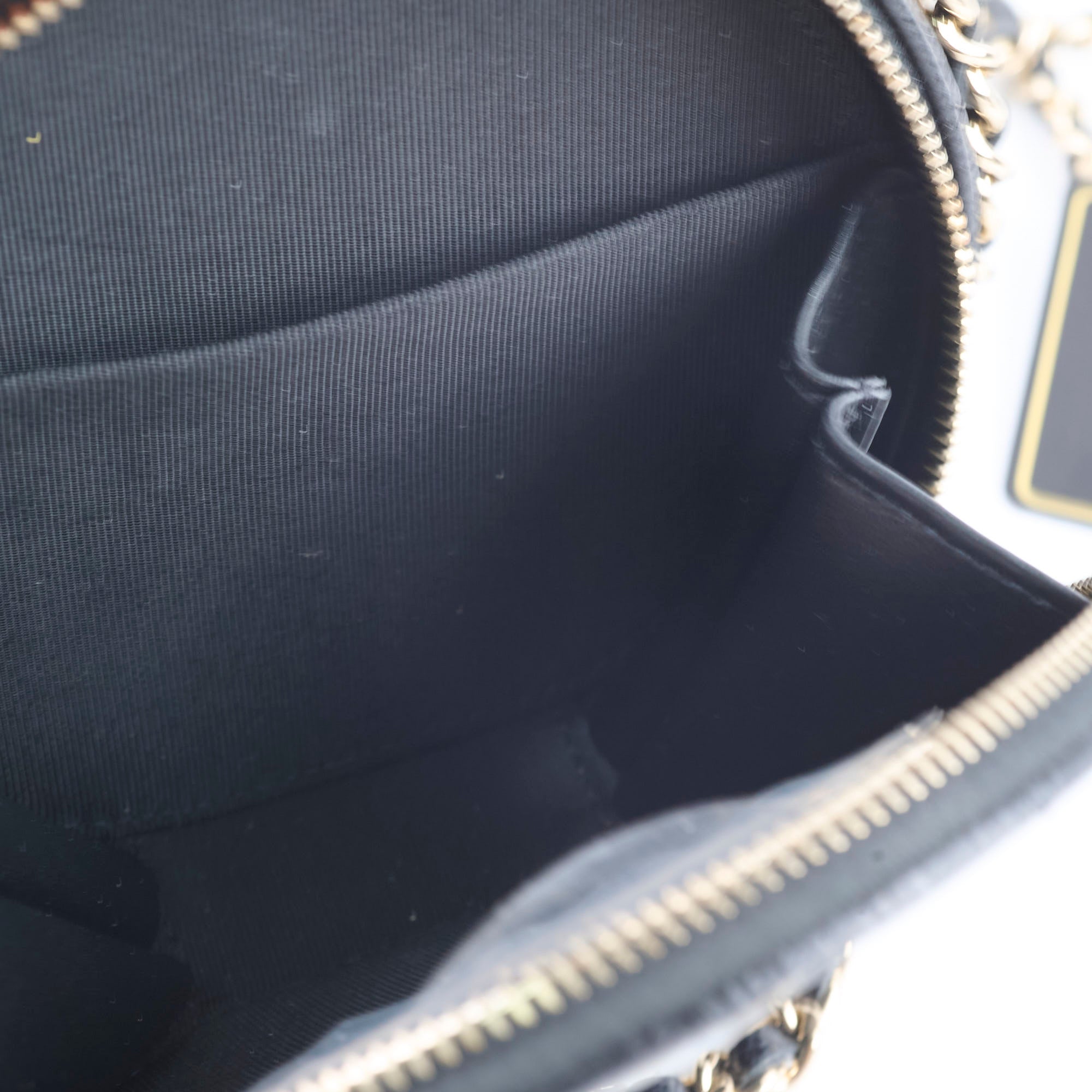 Chanel Black Caviar Round Top Handle Crossbody Vanity Bag - Luxury Designer Handbag for Women, Perfect for Evening Out & Special Occasions