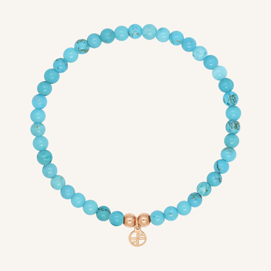 Turquoise Lumier Bracelet - Natural Stone of Protection Jewelry for Women | Healing Crystal Bracelet for Meditation, Spiritual Gifts & Positive Energy