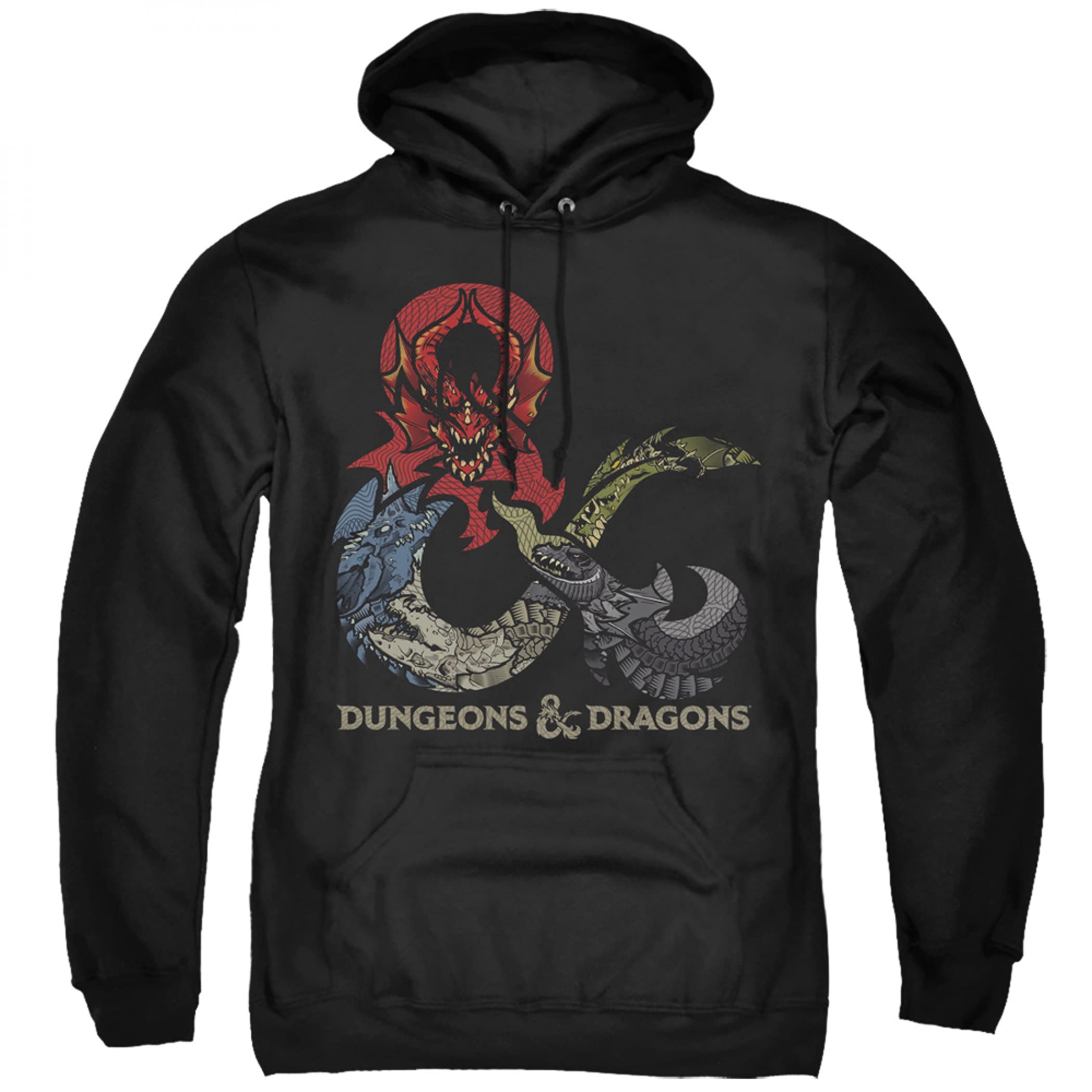 Dungeons & Dragons Hoodie - Black Fantasy Gaming Sweatshirt for D&D Fans | Perfect for Game Nights, Cosplay & Geek Fashion