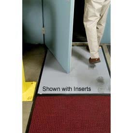 Premium Clean Stride Mat with Durable Rubber Frame & Carpet Top - 26.5x63.5 Inch Non-Slip Entryway Rug in Red/Black | Perfect for Home, Office & High-Traffic Areas