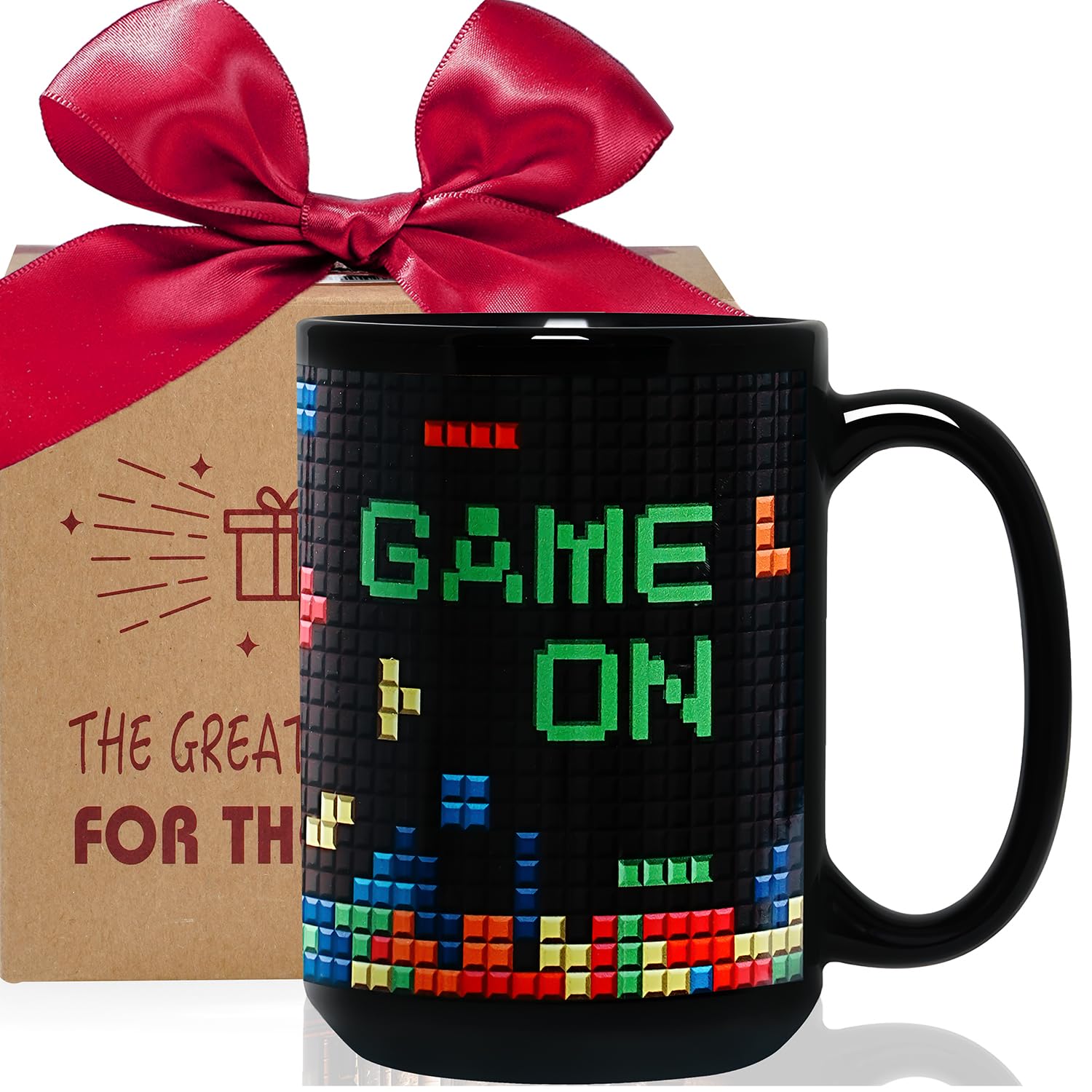 Retro Gameboy Coffee Mug - Funny Nintendo Mario Gaming Mug for Men & 90s Game Enthusiasts | Perfect Gamer Gift & Home Decor for Gaming Lovers | Ideal for Office Use, Gaming Rooms & Nostalgic Collectors