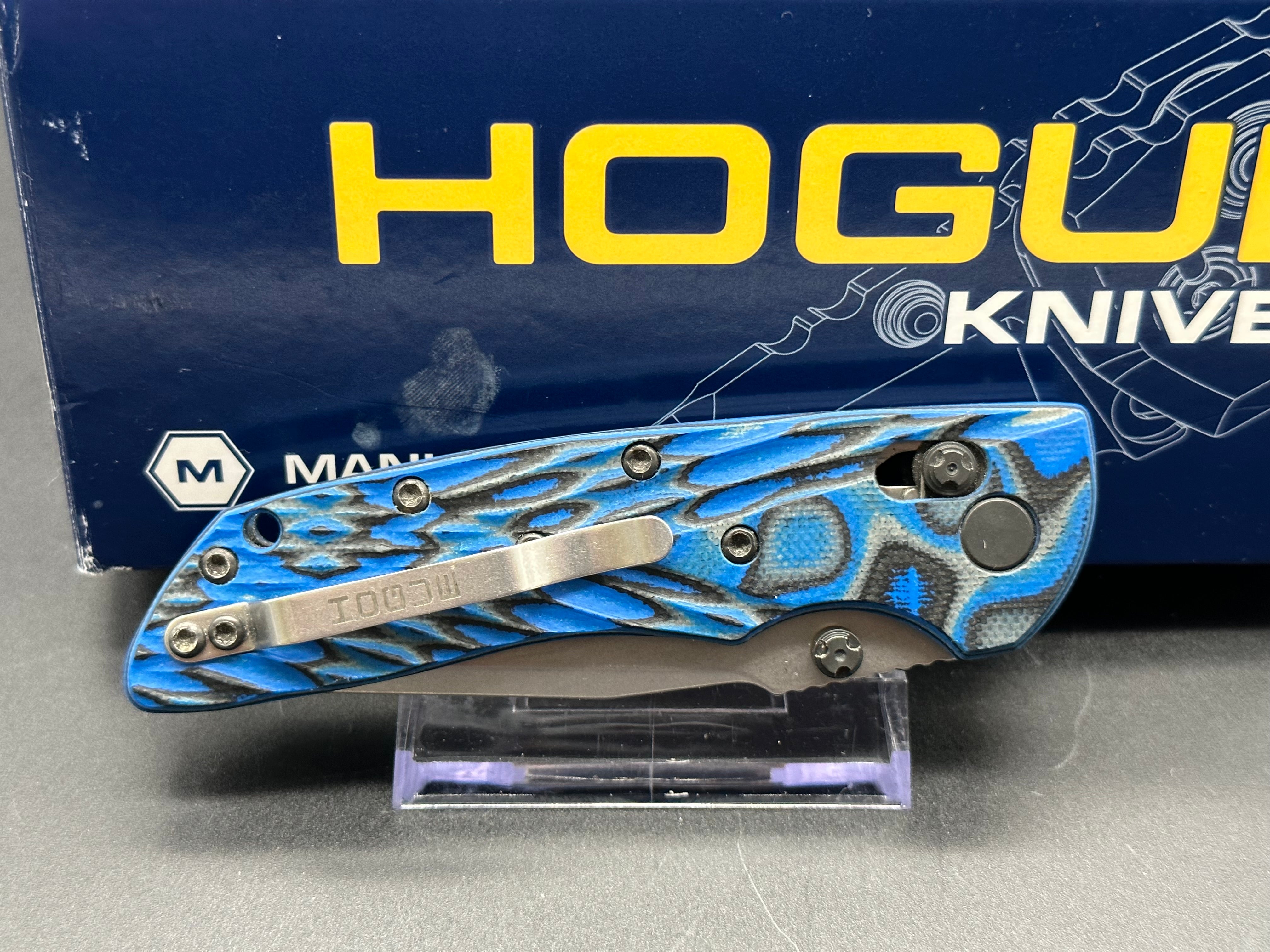 Hogue Deka Folding Pocket Knife - Premium EDC Knife with Clip Point Blade for Outdoor, Camping & Everyday Carry (EDC)