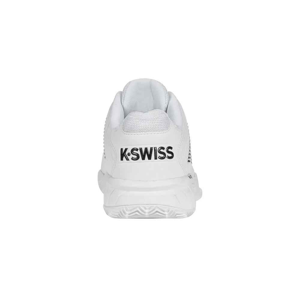 K Swiss Hypercourt Express 2 Clay Men's Tennis Shoes - White/Black | Durable Clay Court Performance | Perfect for Competitive Tennis & Casual Wear