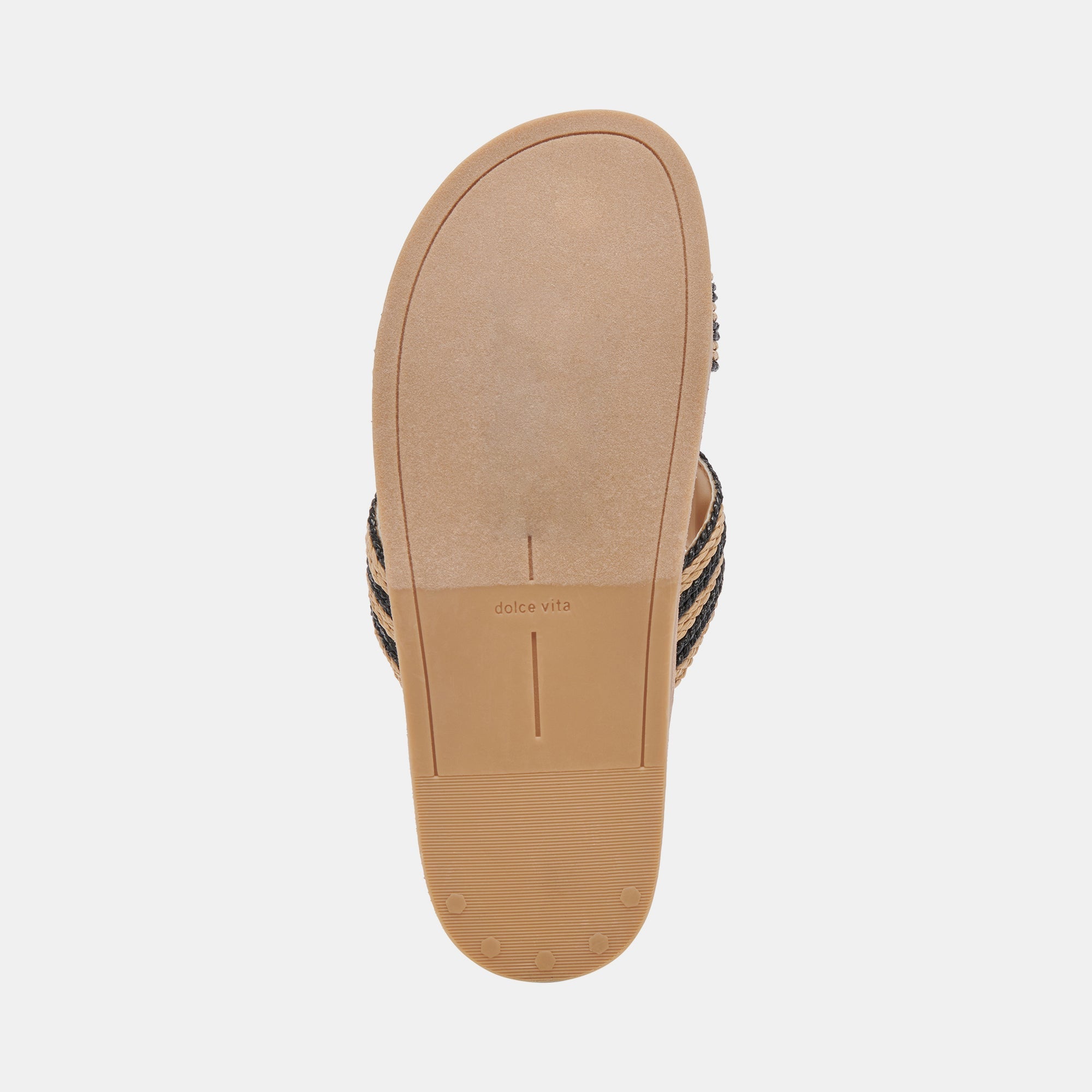 SELDA WIDE SANDALS for Women - Natural Black Raffia Comfortable Summer Beach Sandals | Perfect for Vacation, Poolside, and Casual Outings