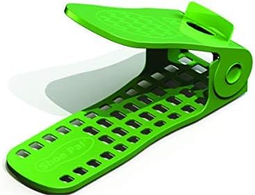 24-Pack Shoe Stackers & Organizers - Adjustable 4-Level Shoe Storage for Closet, Space-Saving Shoe Holders (Multicolor) - Perfect for Organizing Sneakers, Boots & Heels in Small Spaces