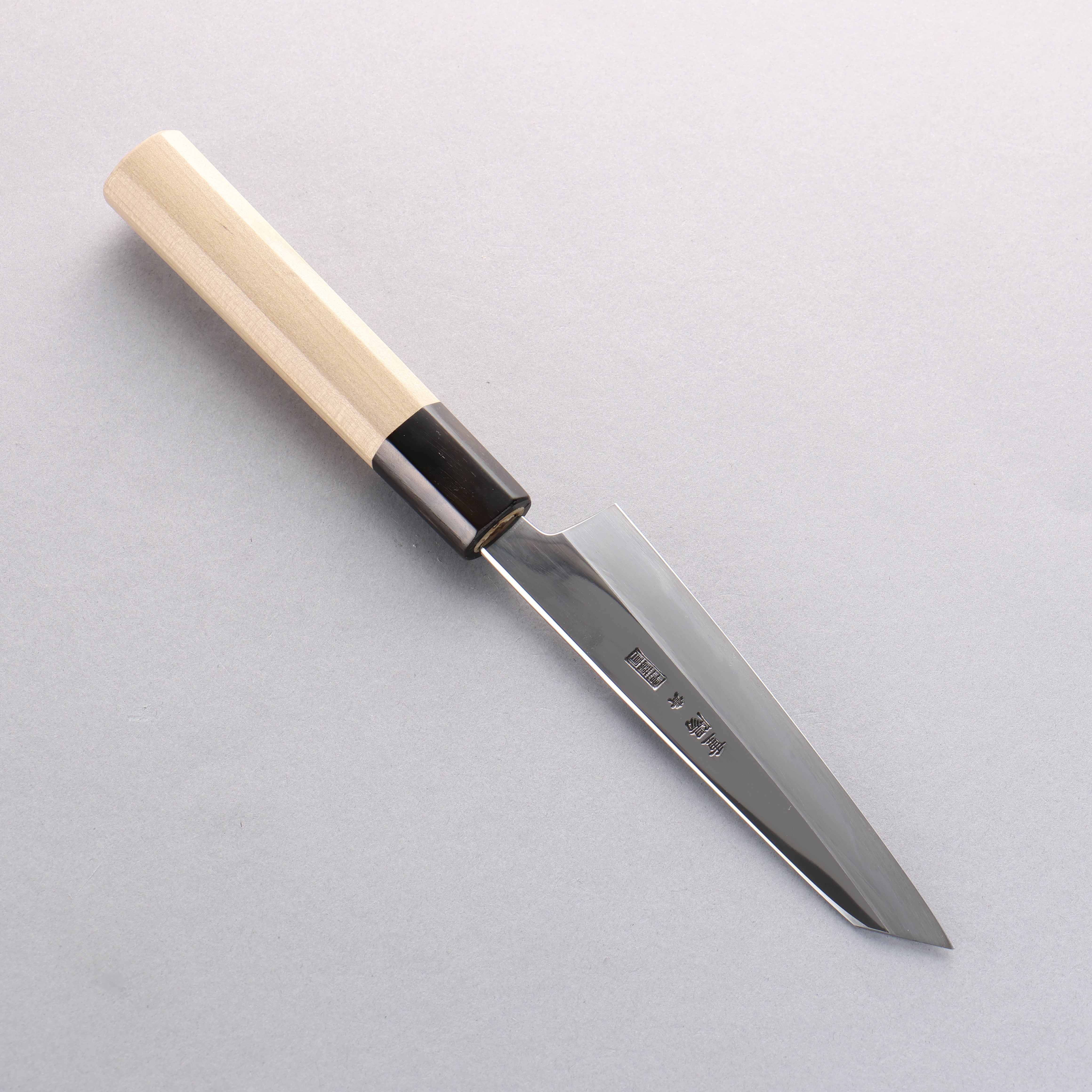 Choyo Blue Steel No.1 Kiritsuke Petty Knife 135mm - Japanese Mirrored Finish with Magnolia Wood Handle - Perfect for Sushi, Vegetables & Precision Kitchen Tasks