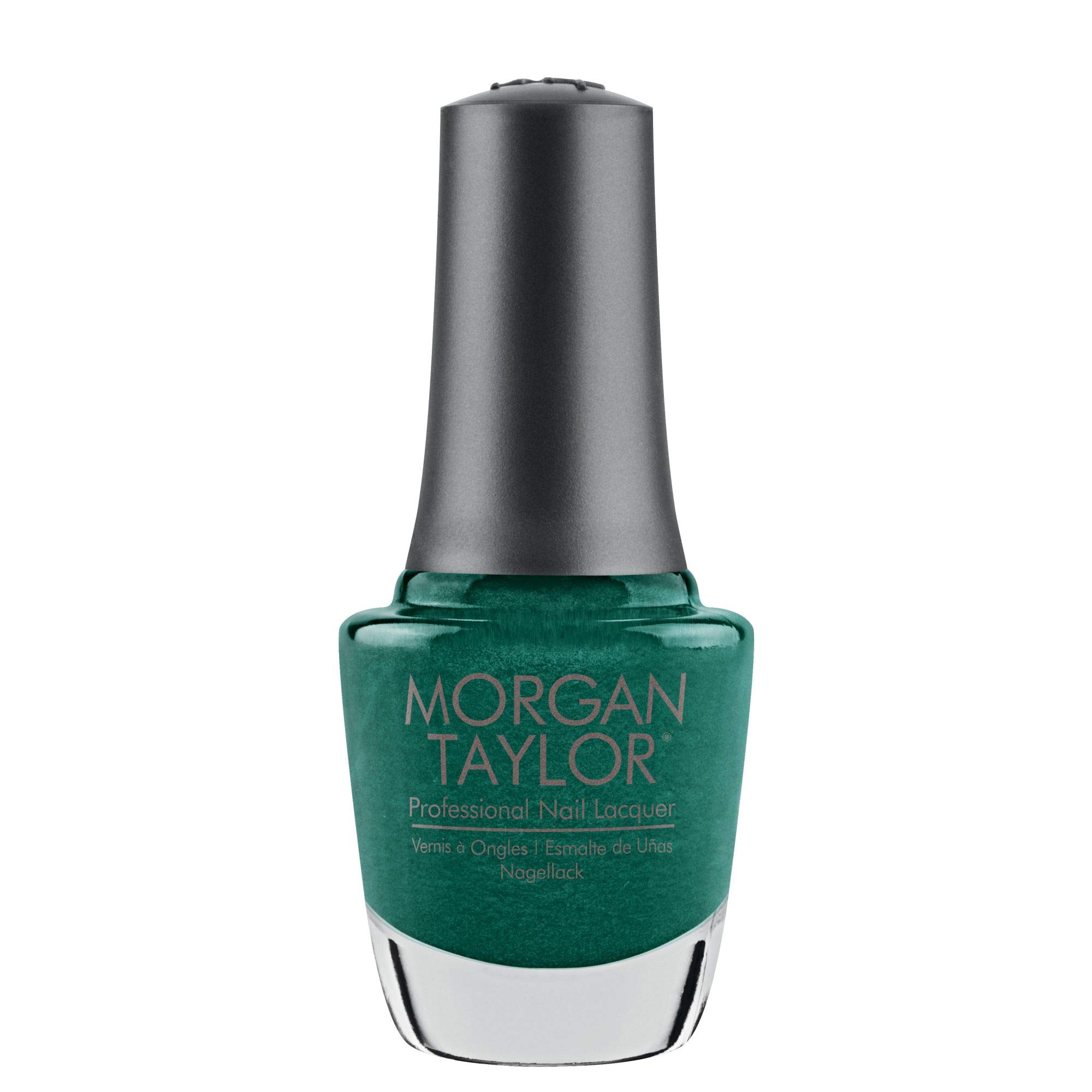 Morgan Taylor Professional Nail Lacquer - Long Lasting Green Nail Polish (0.5 oz) for Manicures, Pedicures & Salon Quality Nails at Home
