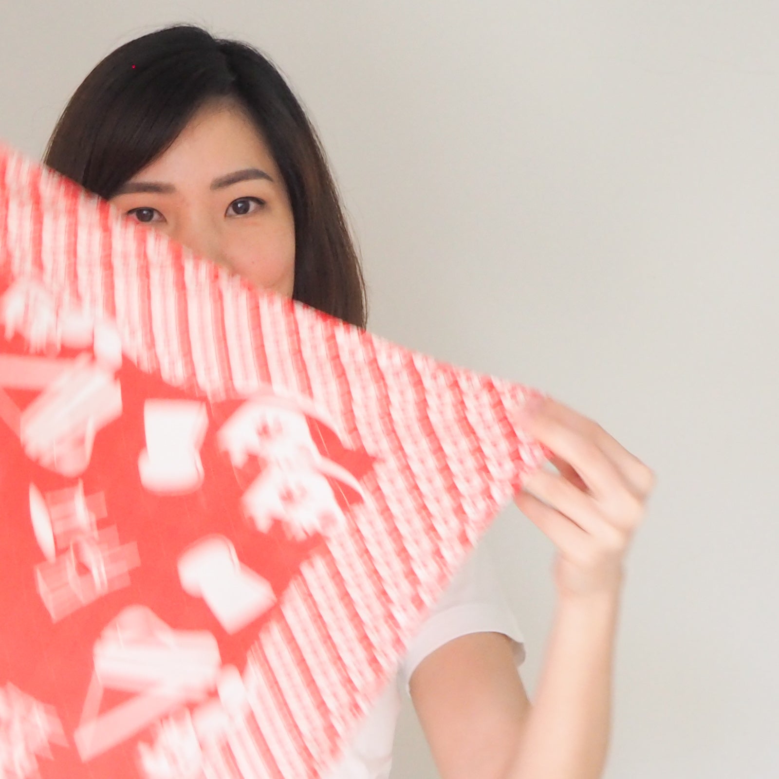 Kopi Tiam Small Silk Scarf - Elegant Lightweight Fashion Accessory for Women | Perfect for Office, Travel & Special Occasions