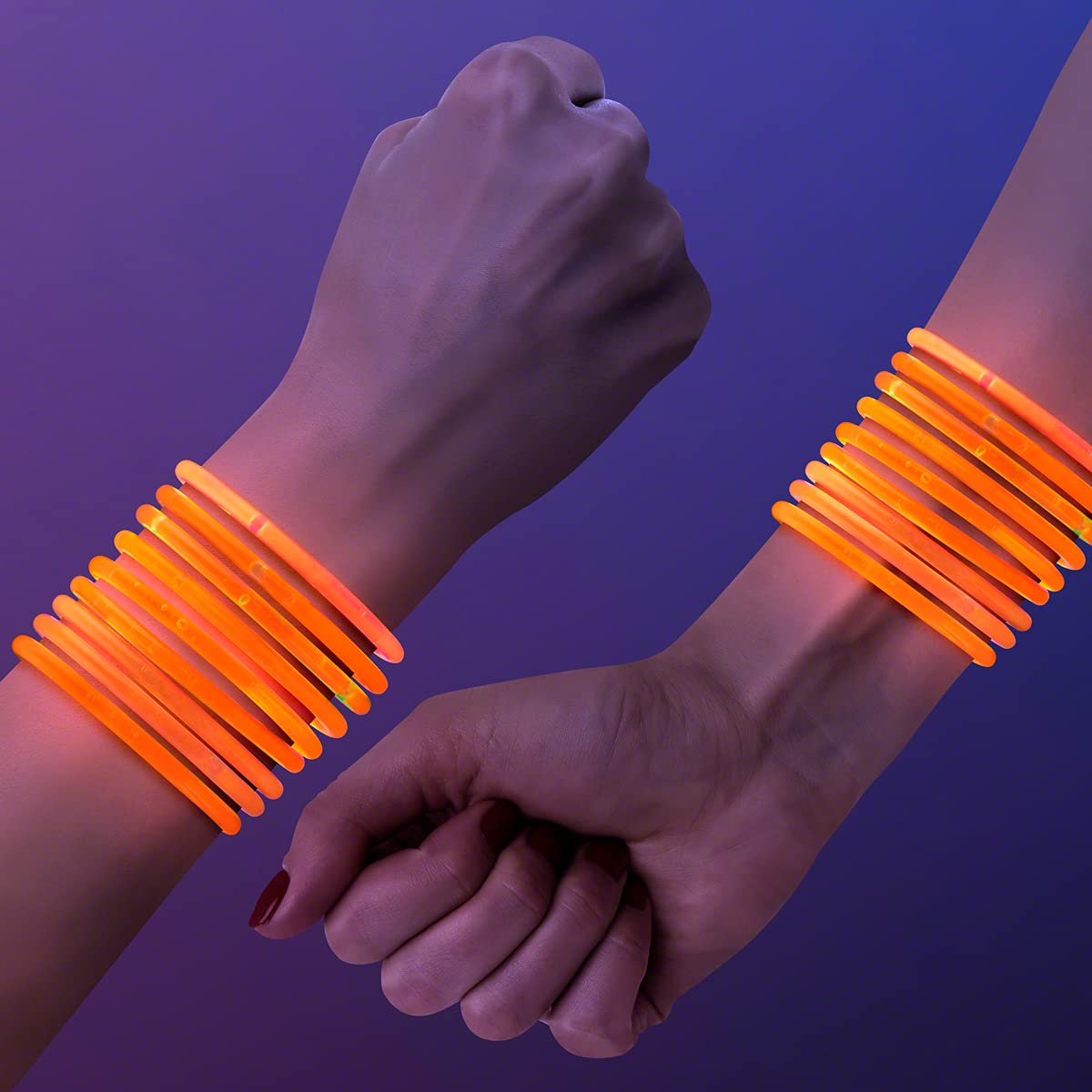Premium Orange Glow Bracelets 8