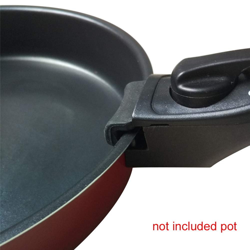 Detachable Pot Handle - Removable Cookware Handle for Pots & Pans - Heat-Resistant Kitchen Clip - Perfect for Home Cooking, Camping & Outdoor Use (1 PC)