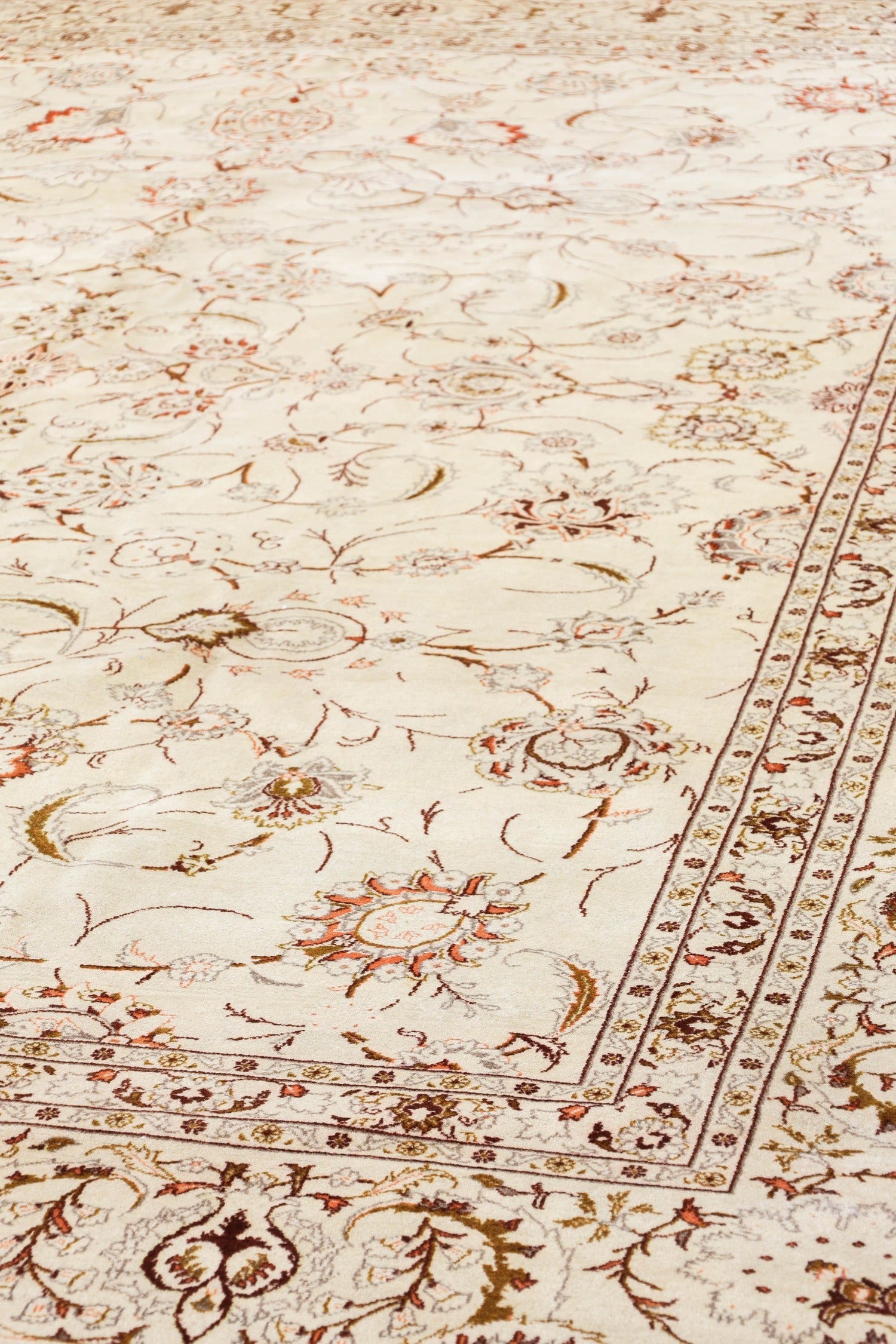 Vintage Keshan Handwoven Traditional Persian Rug J78697 - Perfect for Living Room, Bedroom & Office Decor