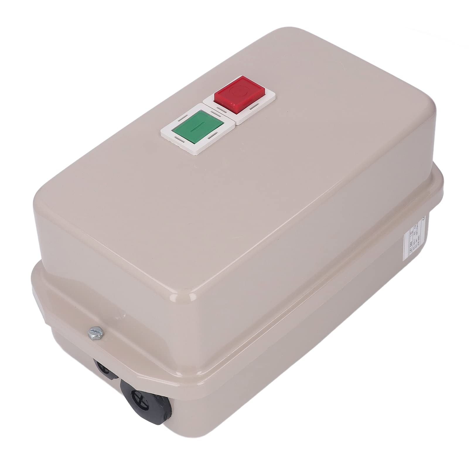 Professional 3 Phase Magnetic Electric Motor Starter - Iron Shell with 24H Protection & 4 Perforations for Air Pressure Machines | Ideal for HVAC, Industrial Equipment & Power Tools
