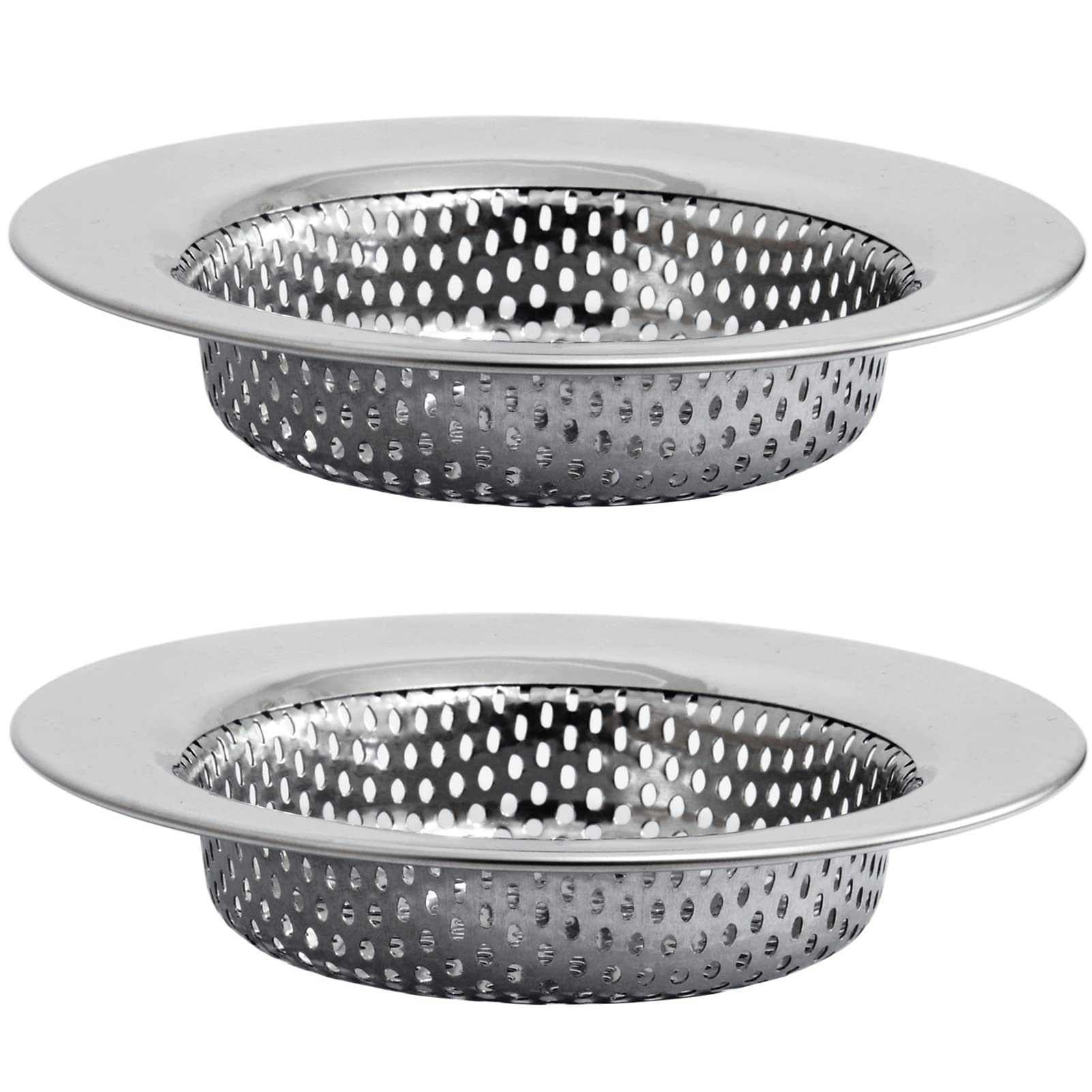 2 Pack Stainless Steel Kitchen Sink Strainer - 4.5